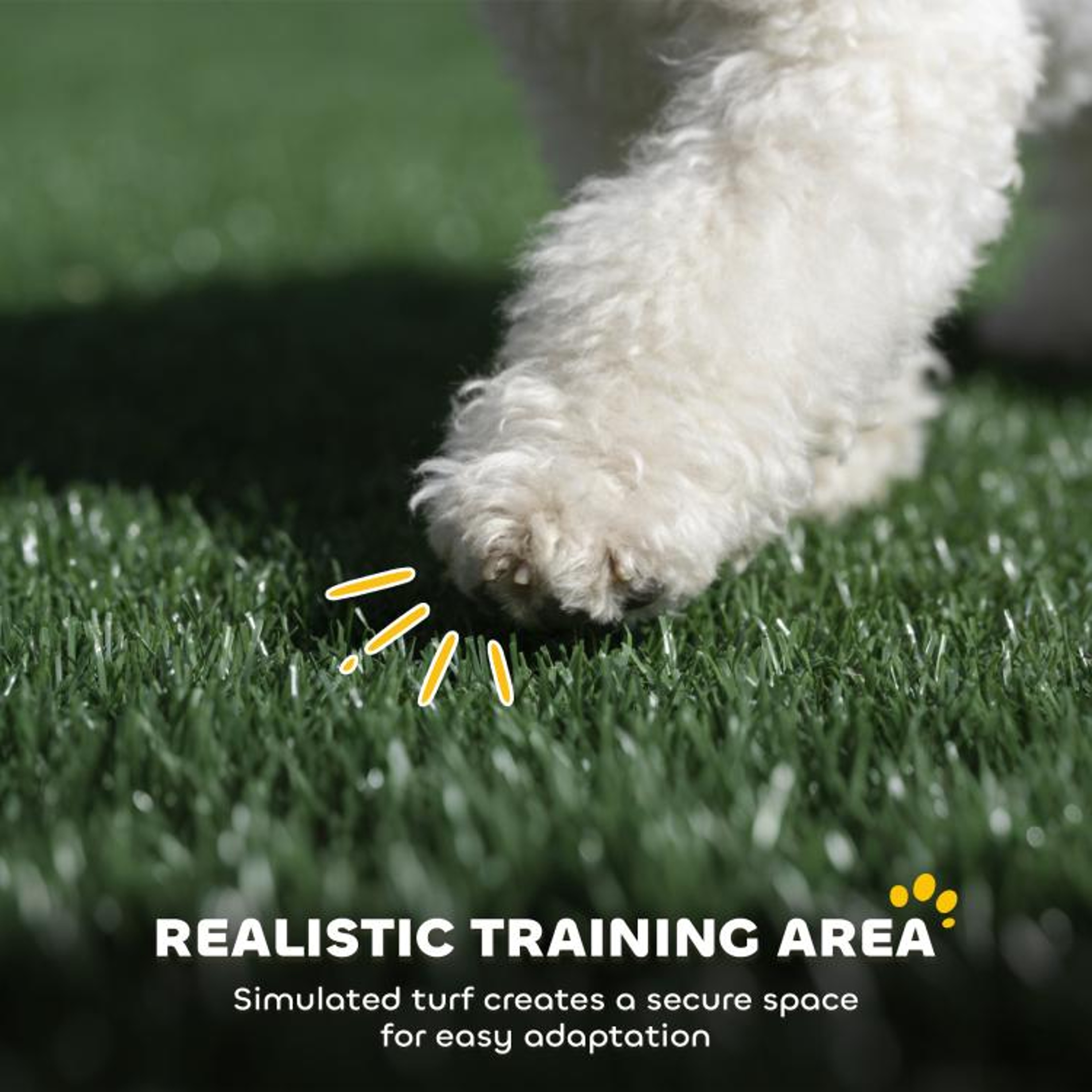 Dog Grass Potty Pad With High Walls And SlideOut Tray For Indoor Training 5