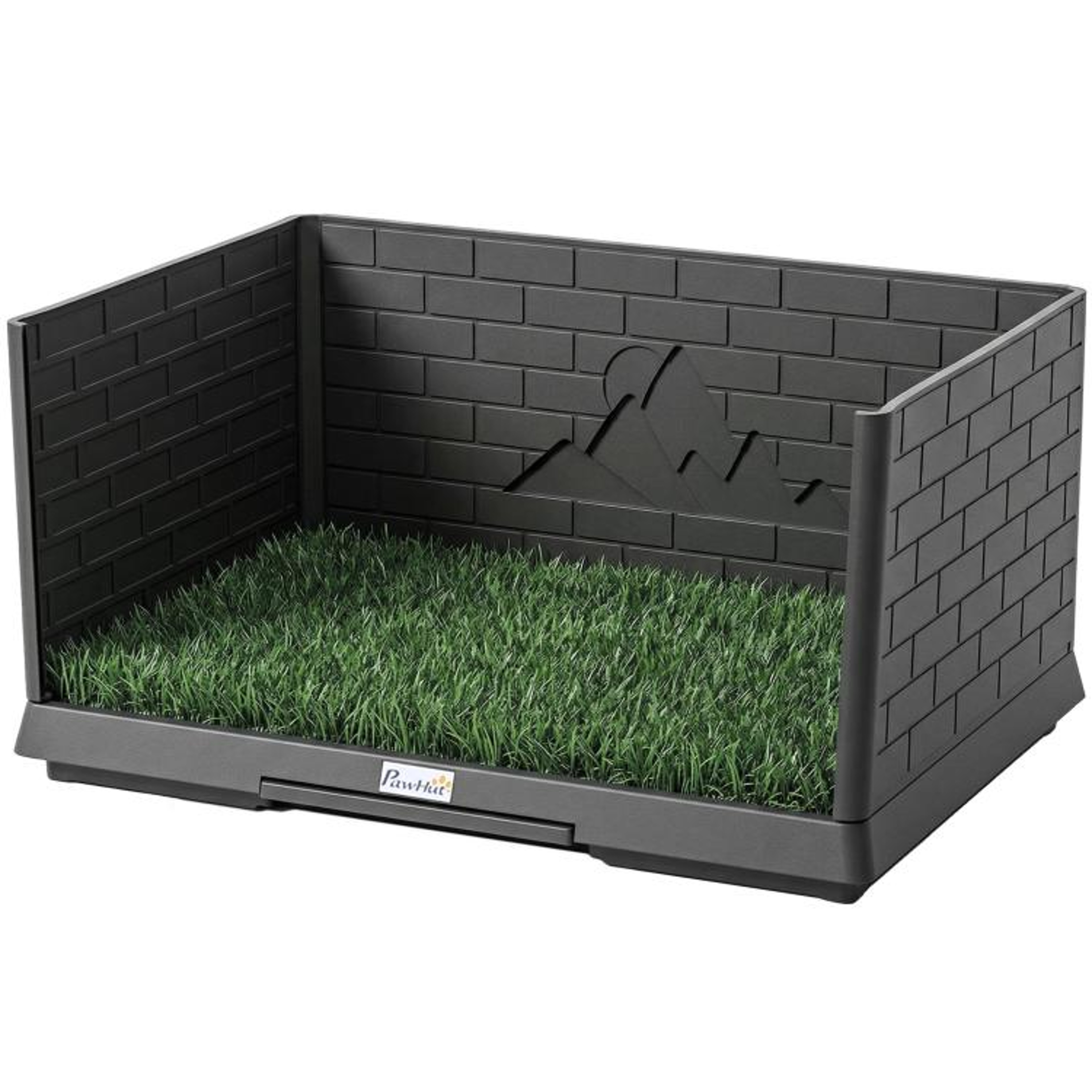 Dog Grass Potty Pad With High Walls And SlideOut Tray For Indoor Training 1