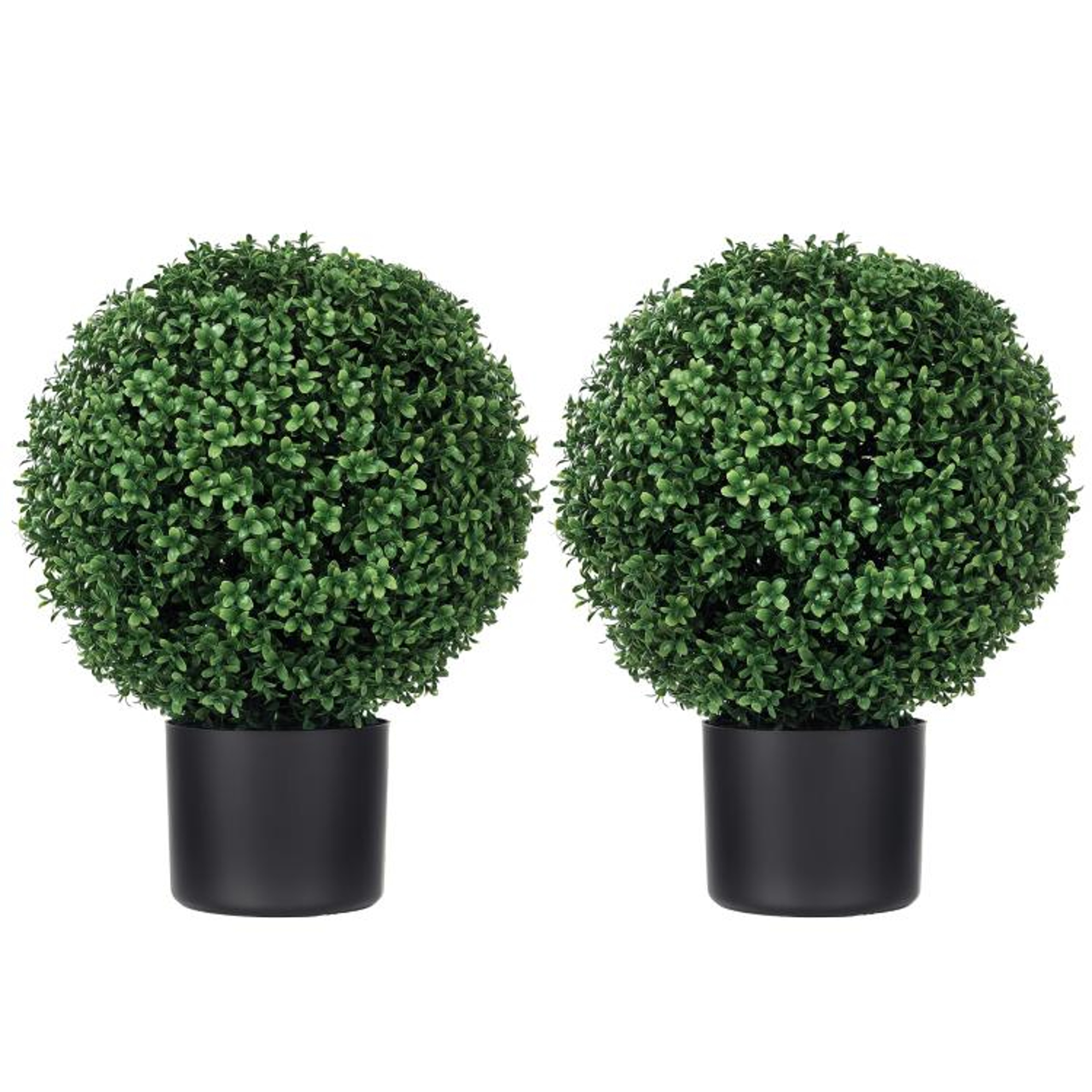 Artificial Boxwood Topiary Trees With Pots 0