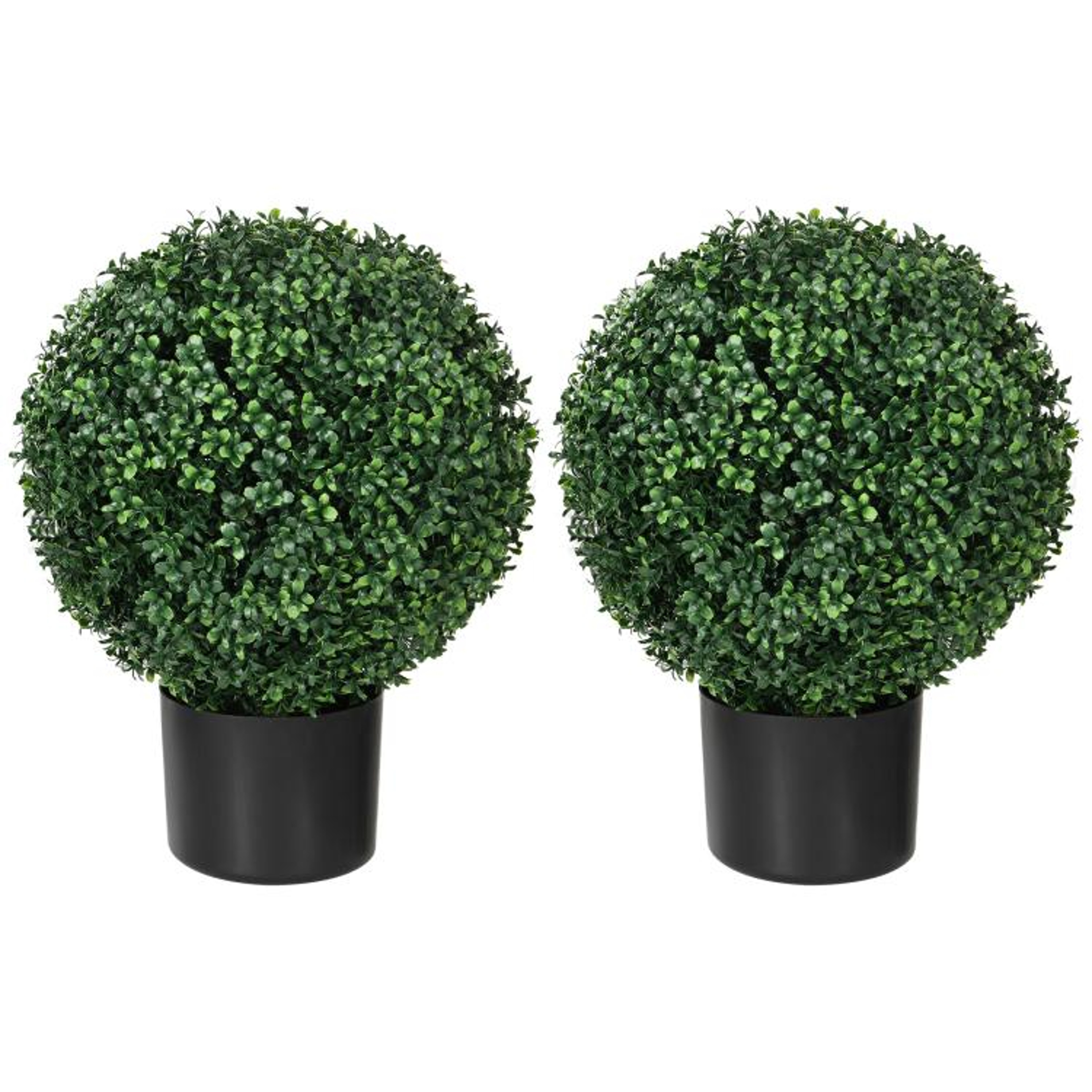Artificial Boxwood Topiary Trees With Pots 1