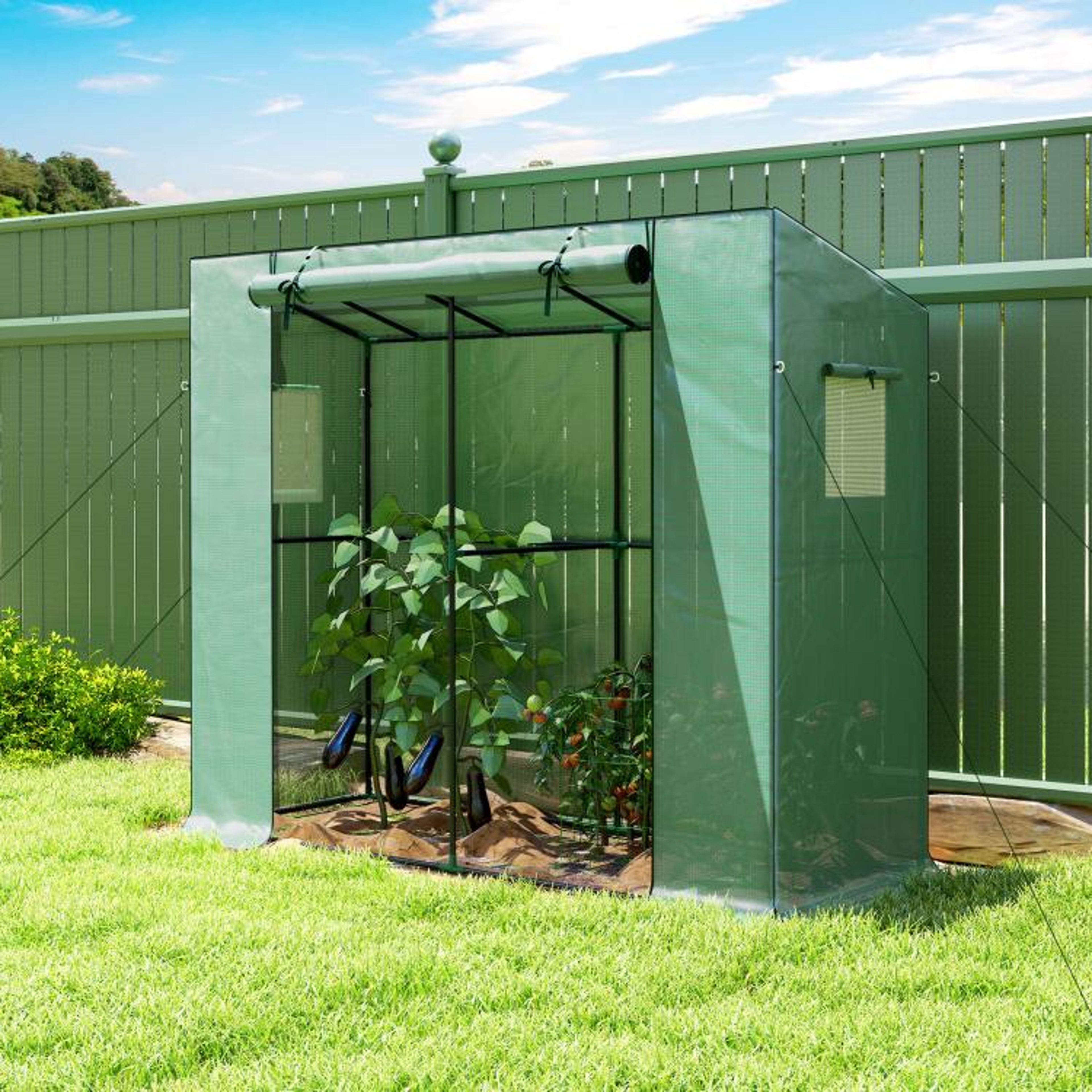 WalkIn Portable Greenhouse With UVResistant Cover And Reinforced Frame 3