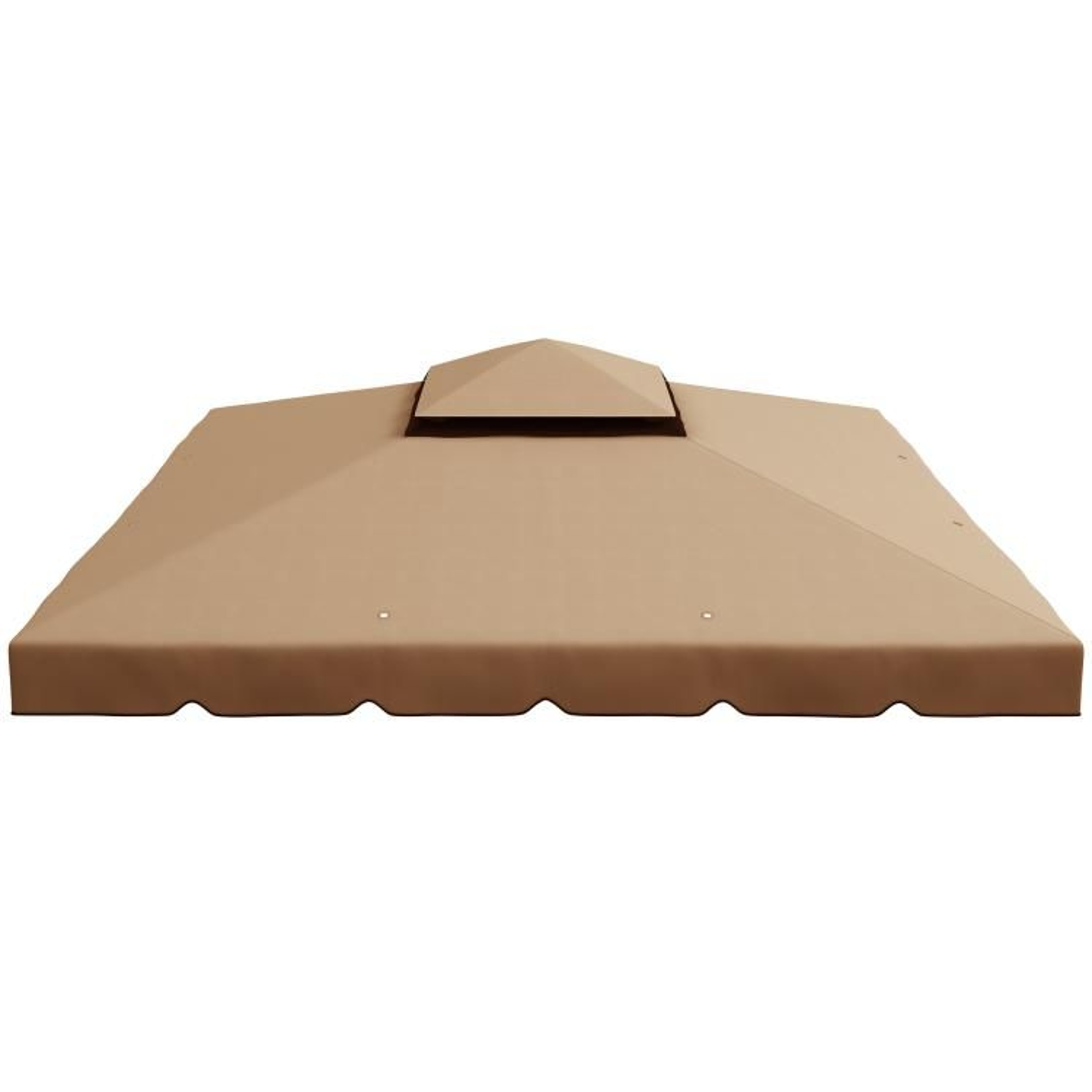 Gazebo Replacement Canopy Top With TwoTier Roof Khaki 1