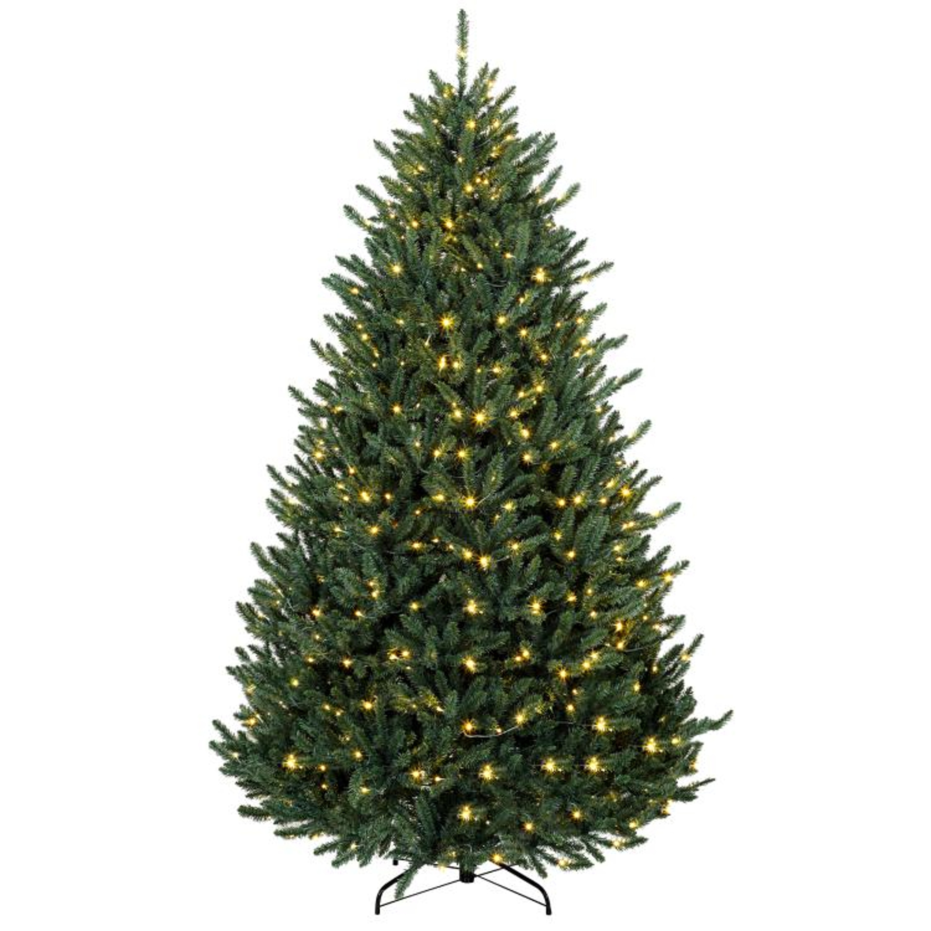 75 Ft PreLit Colorado Blue Spruce Artificial Christmas Tree With Easy Plug LED Lights 1