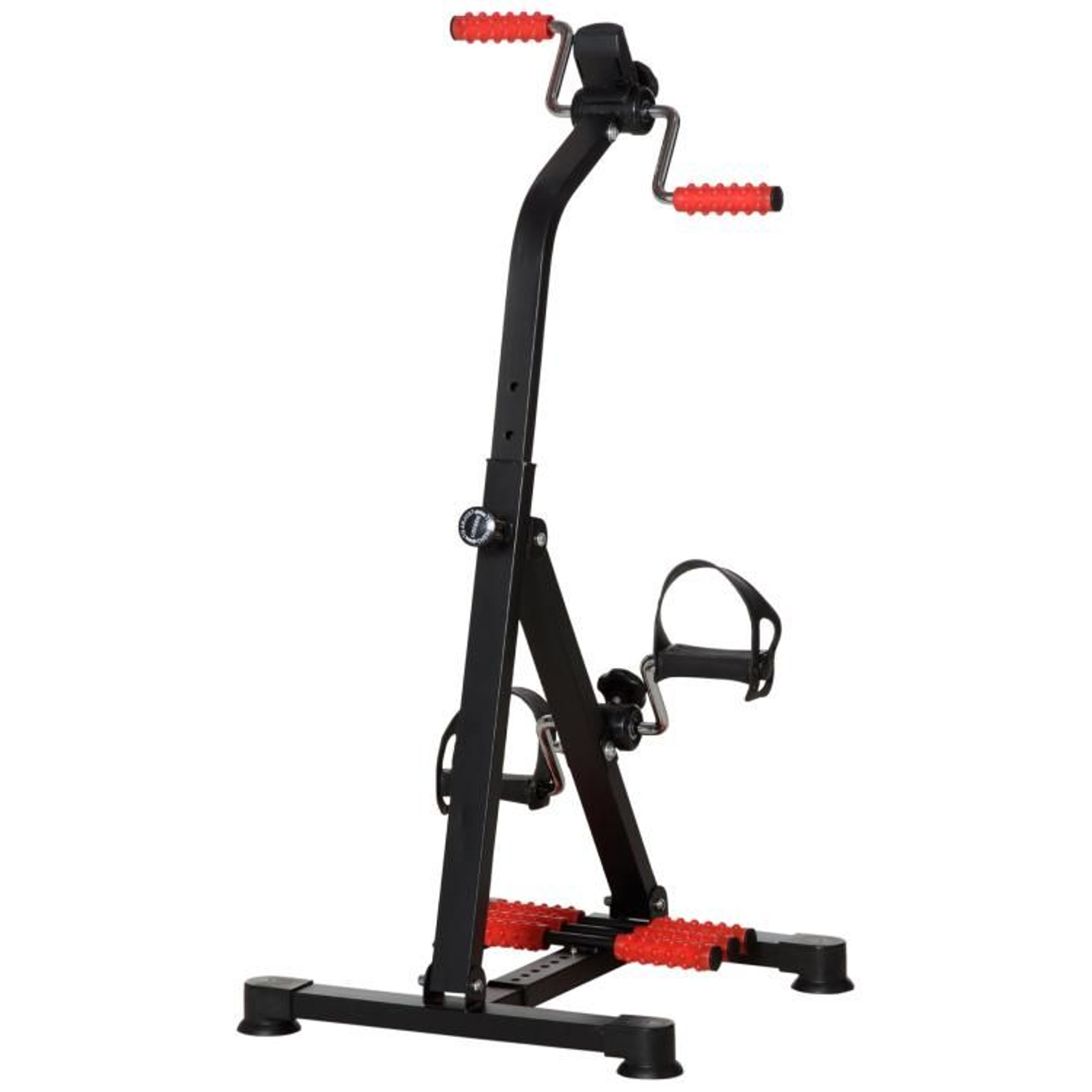 Adjustable Pedal Exerciser For Seniors With LCD Display And Foot Massage Rollers 1