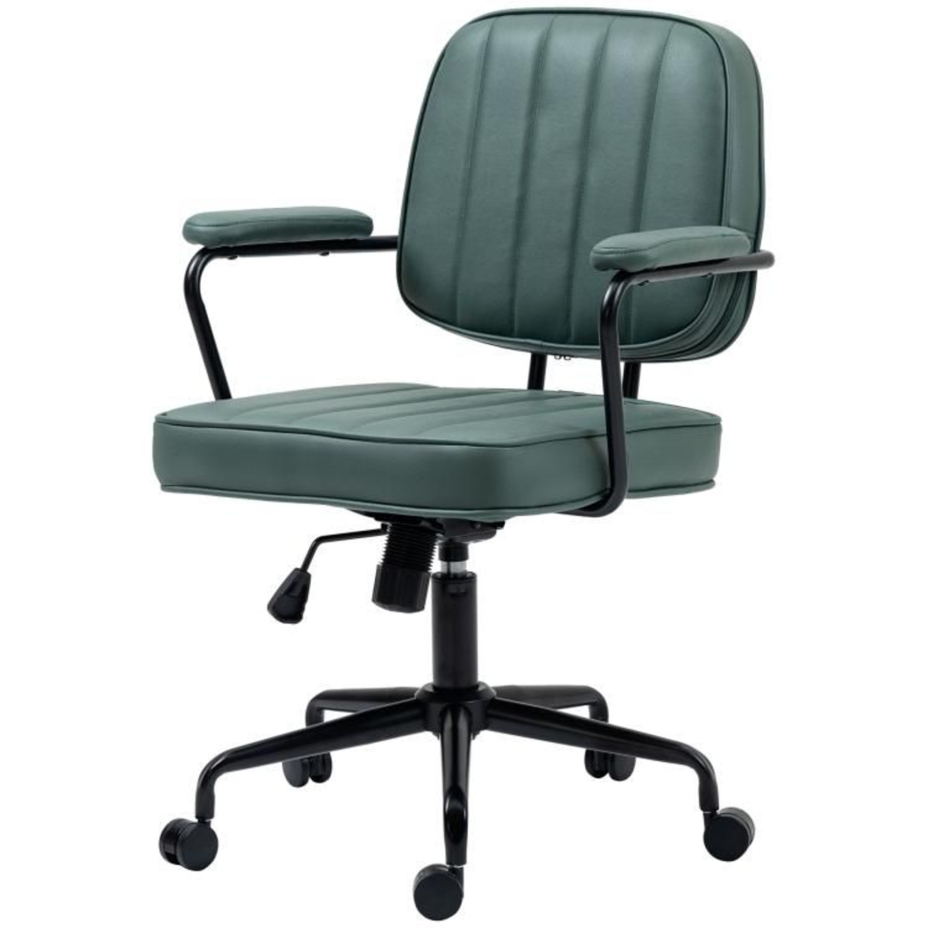 Green Home Office Desk Chair With Adjustable Height And Tilt Function 1