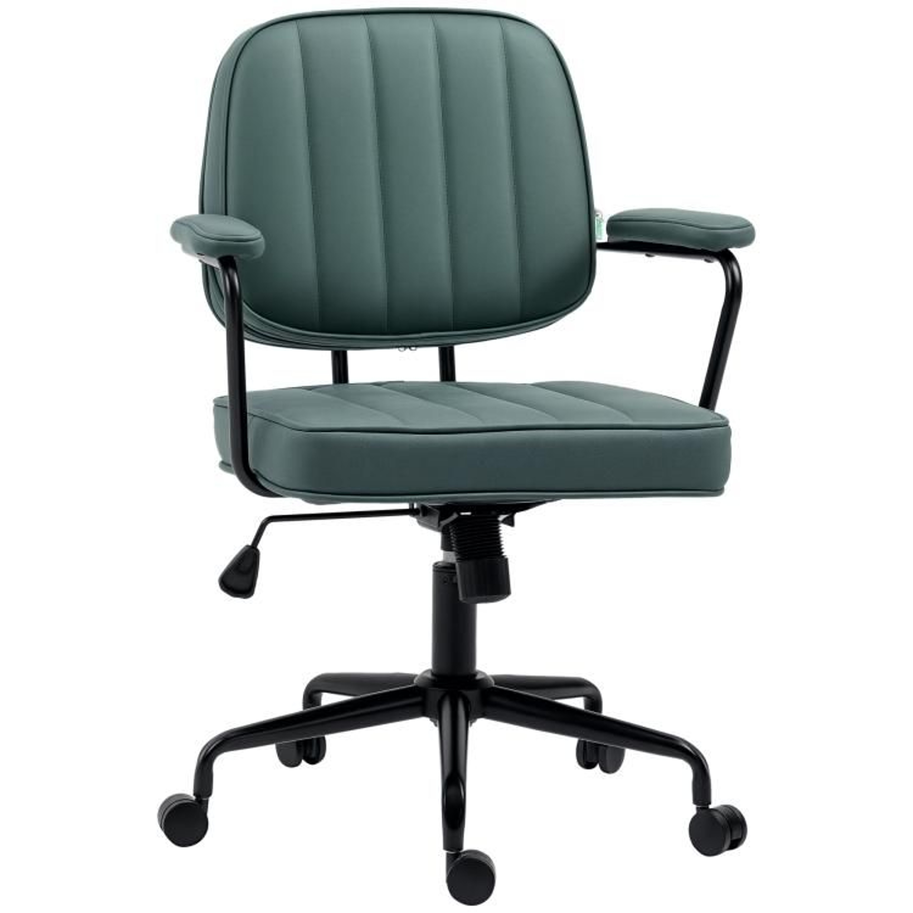 Green Home Office Desk Chair With Adjustable Height And Tilt Function 0