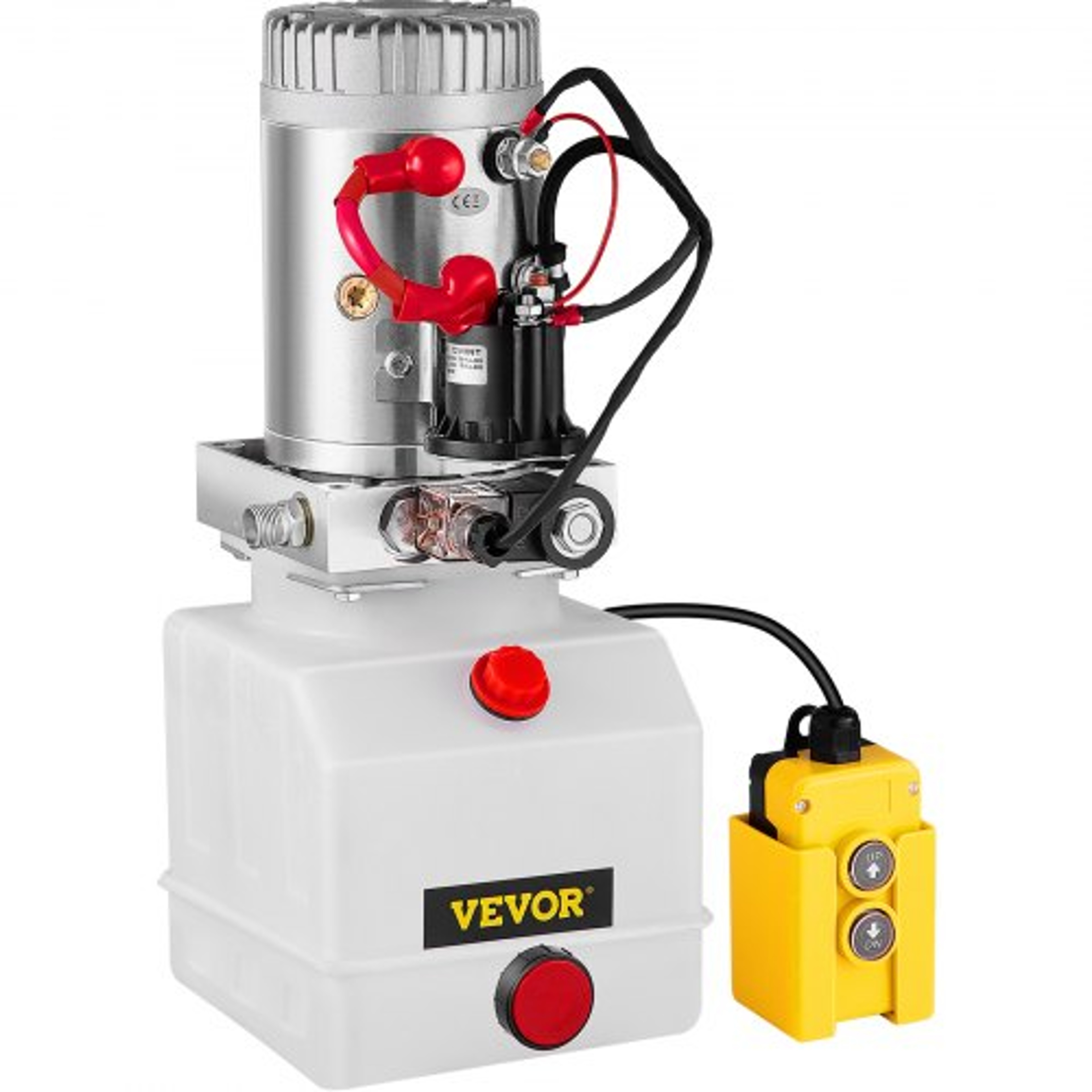 Quart Single Acting Hydraulic Pump For Dump Trailer DC Power Unit With Plastic Reservoir  Remote Un 9