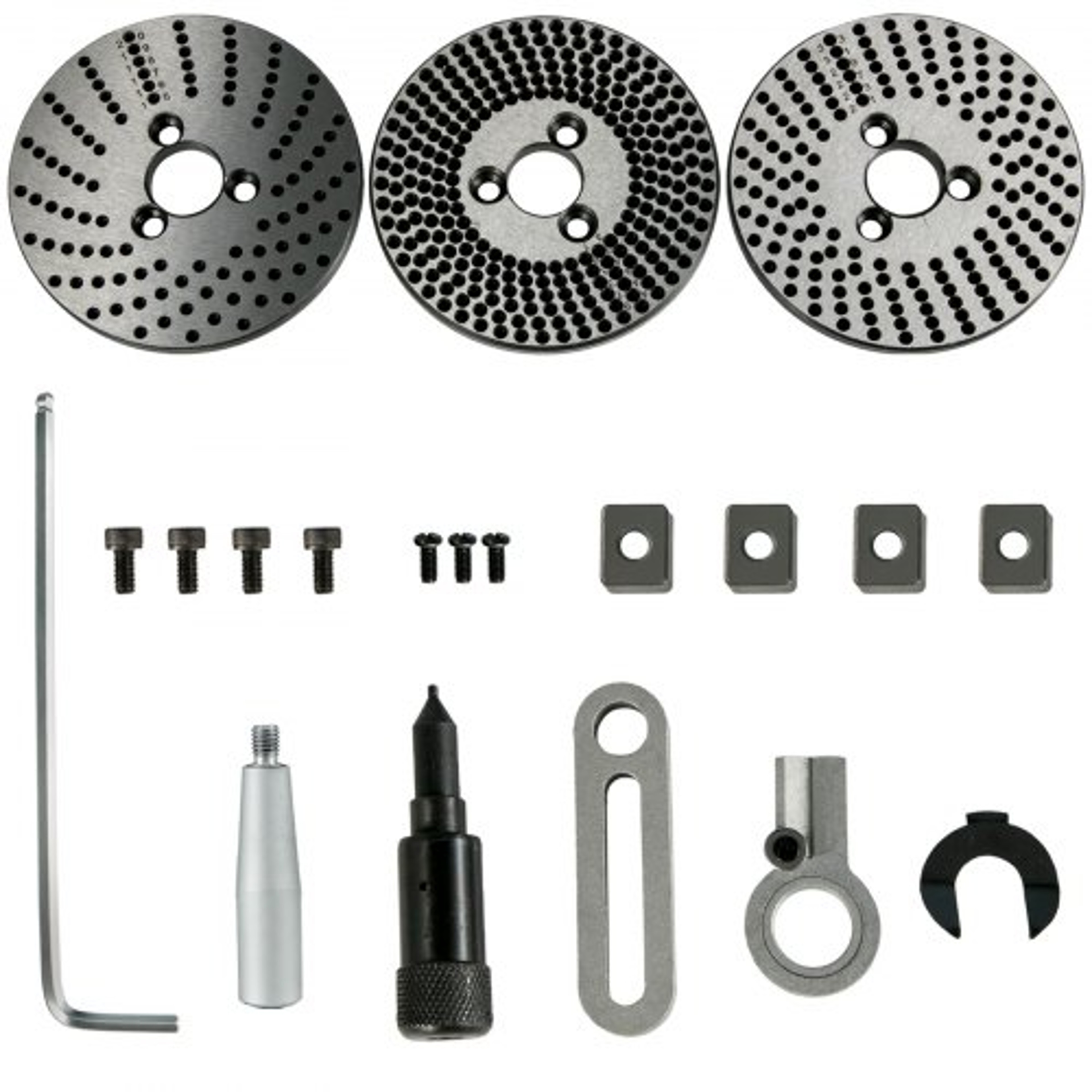 6 Inch Rotary Table for Milling Machine, 4-Slot Horizontal & Vertical Dividing Plates with High Precision – view 9