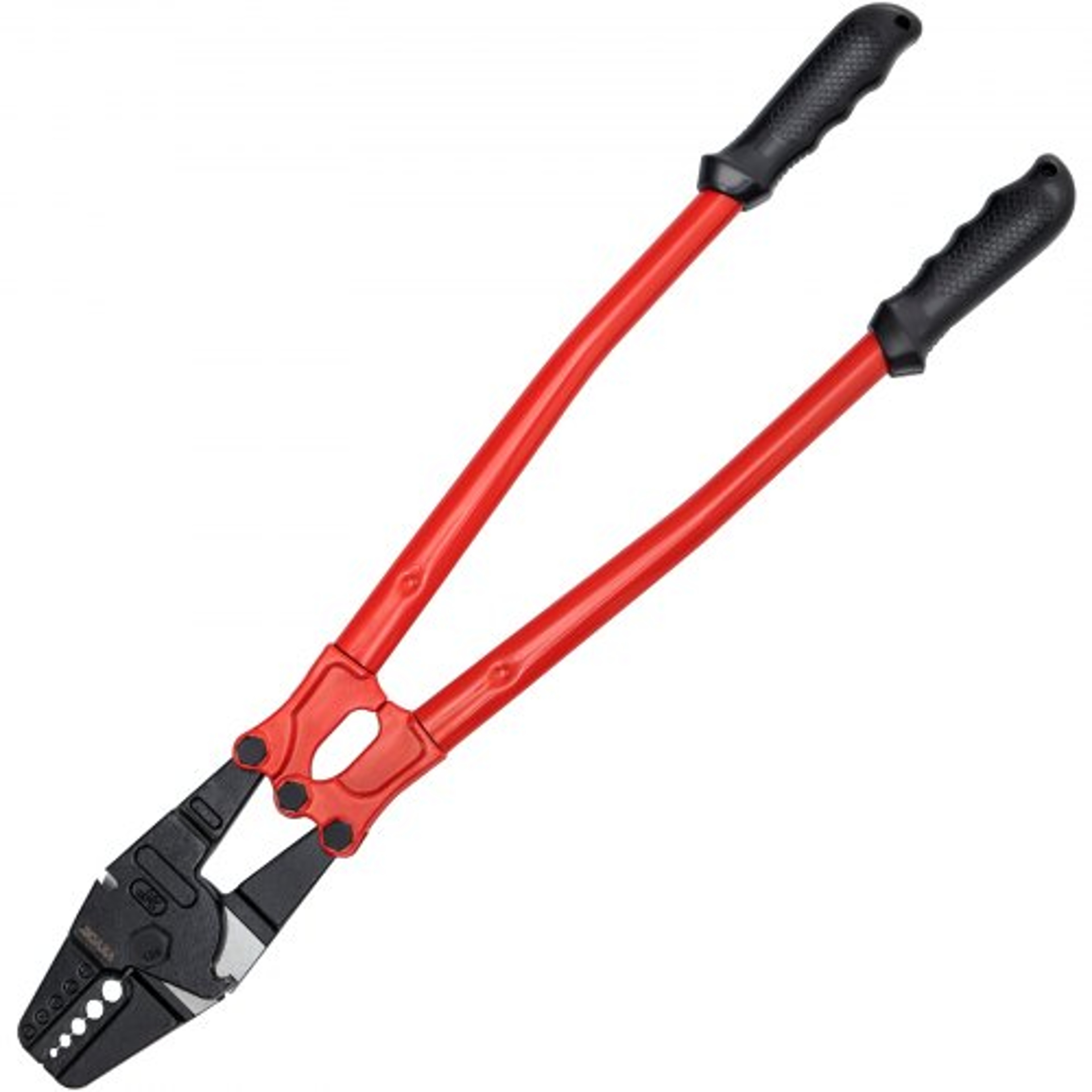 Hand Swager Crimper, Swaging Tool Cavity, Long Handle Wire Rope Crimping Tool for Copper & Aluminum Oval Stop Sleeves – view 1