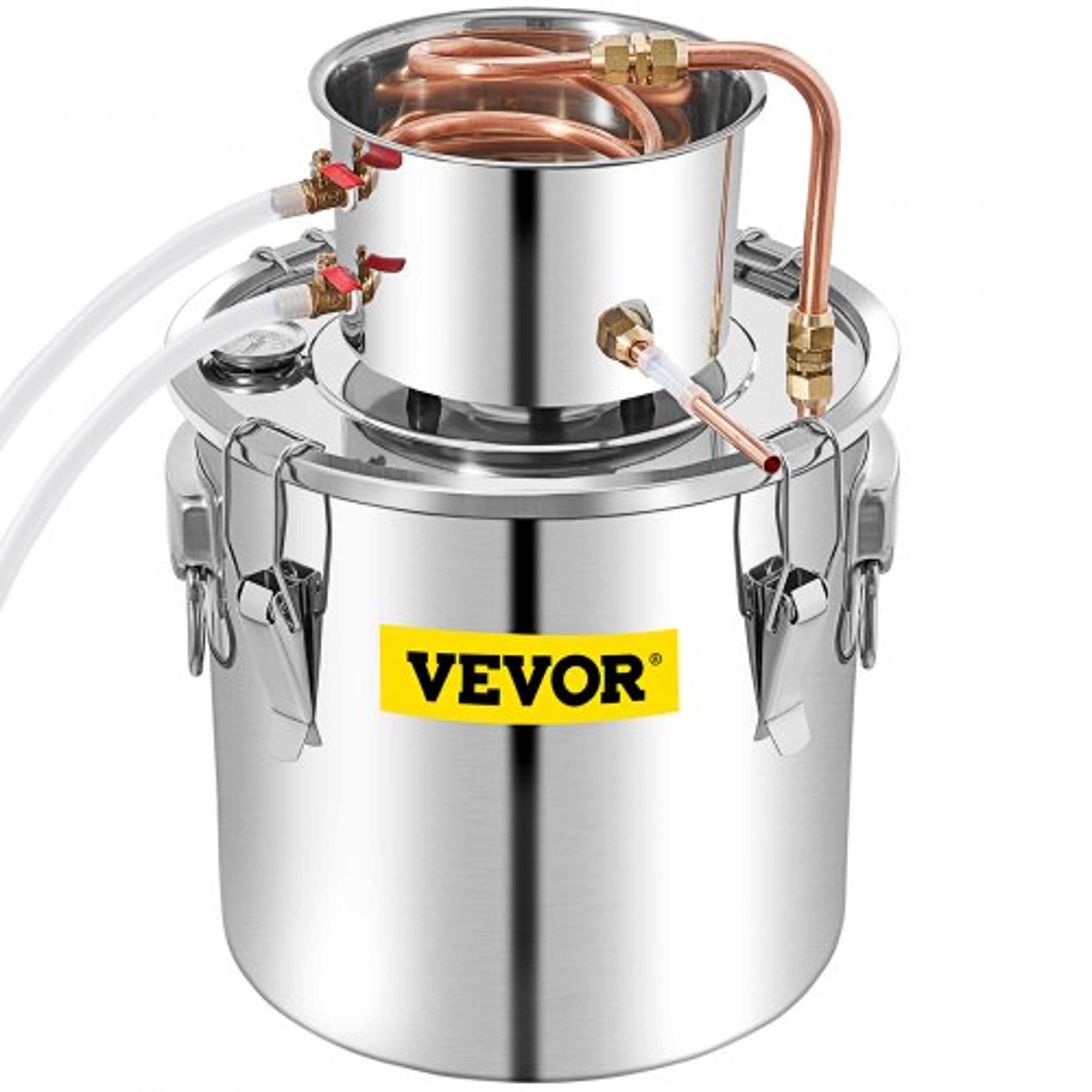Stainless Steel Whiskey Making Kit For DIY Alcohol 132Gal Moonshine Still WWater Pump  Copper Conde 9