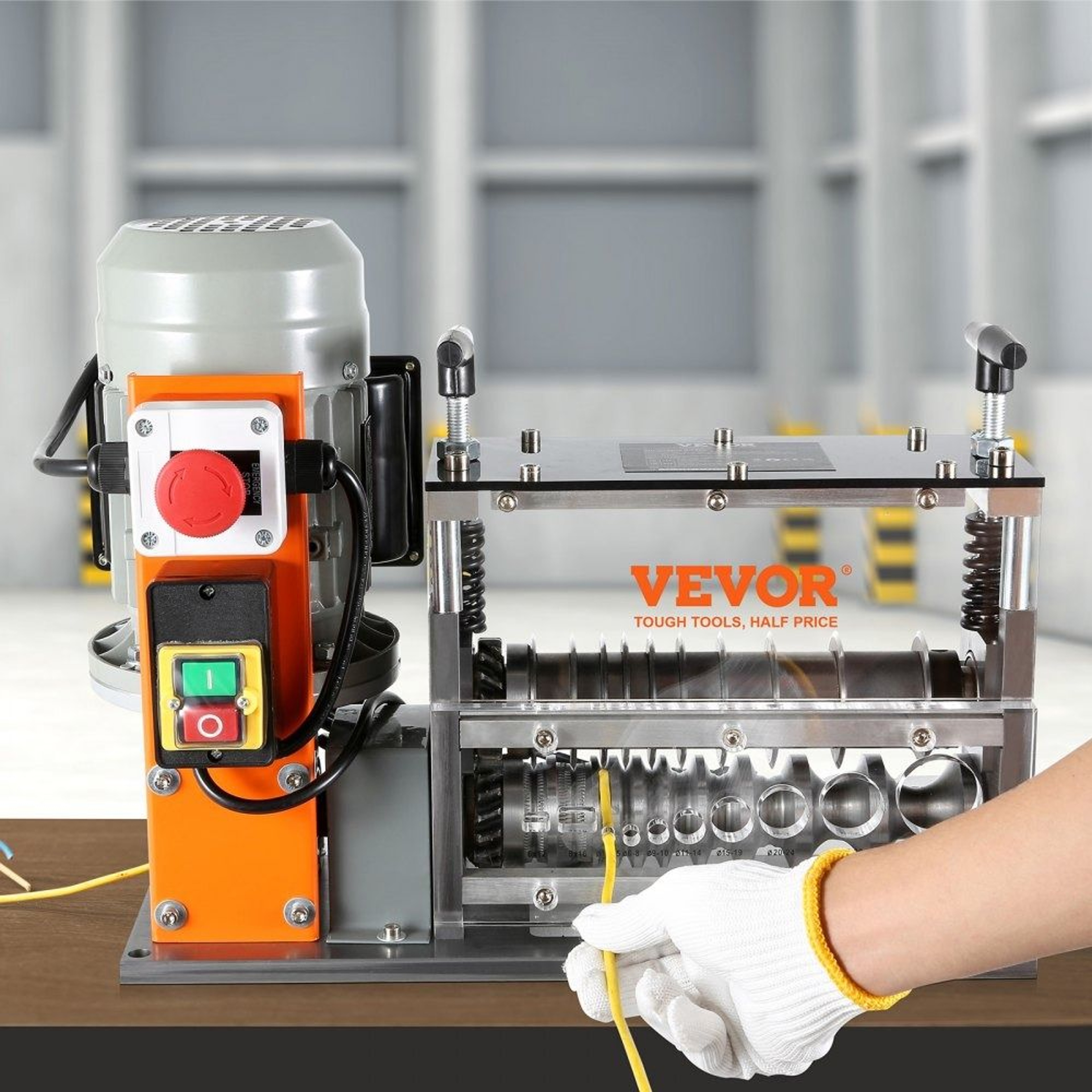 Electric Wire Stripping Machine Automatic Cable Stripper Wire Peeler Copper Recycling Tool 4