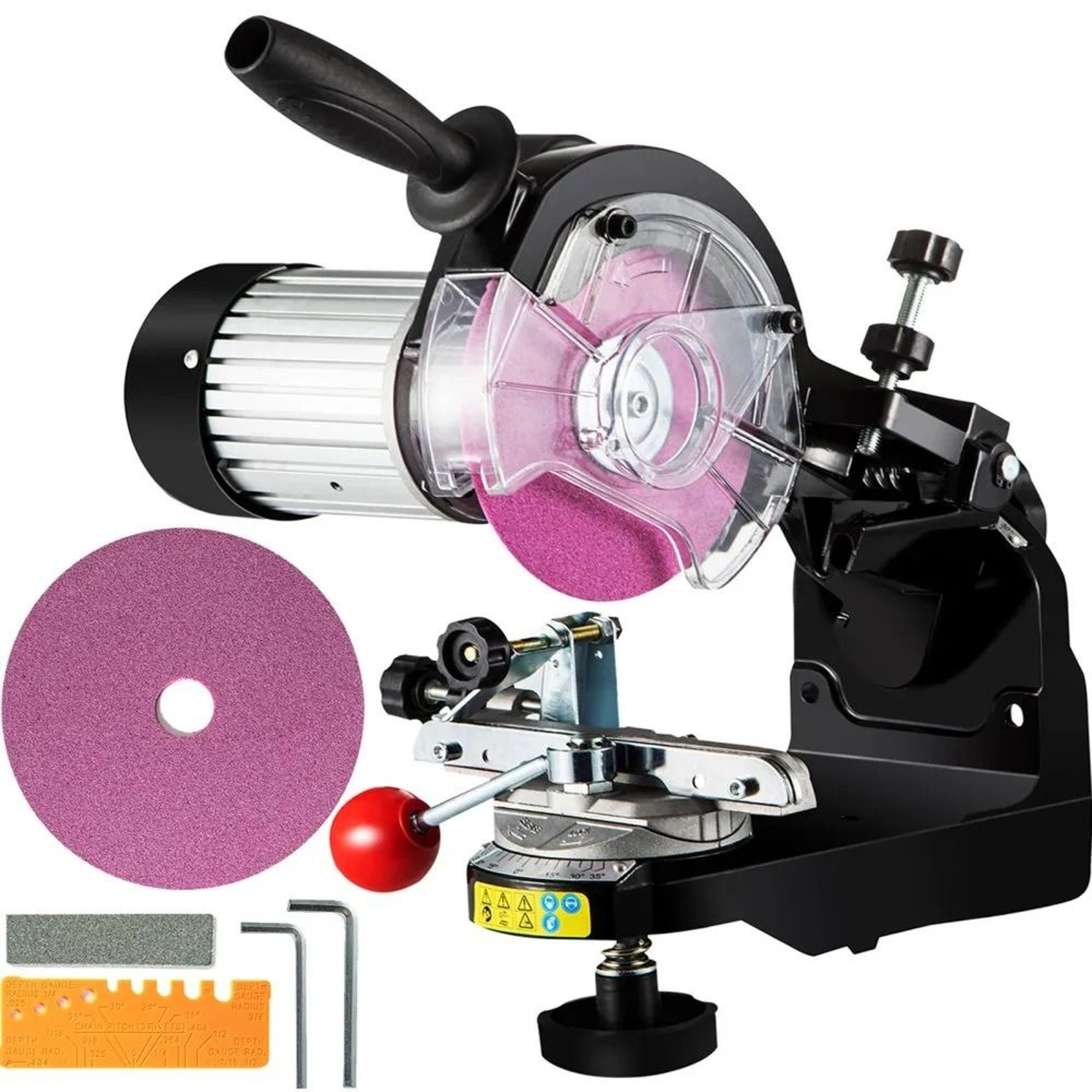 Professional Electric Chainsaw Blade Sharpener Chain Grinder Adjustable MultiAngle Tool 0