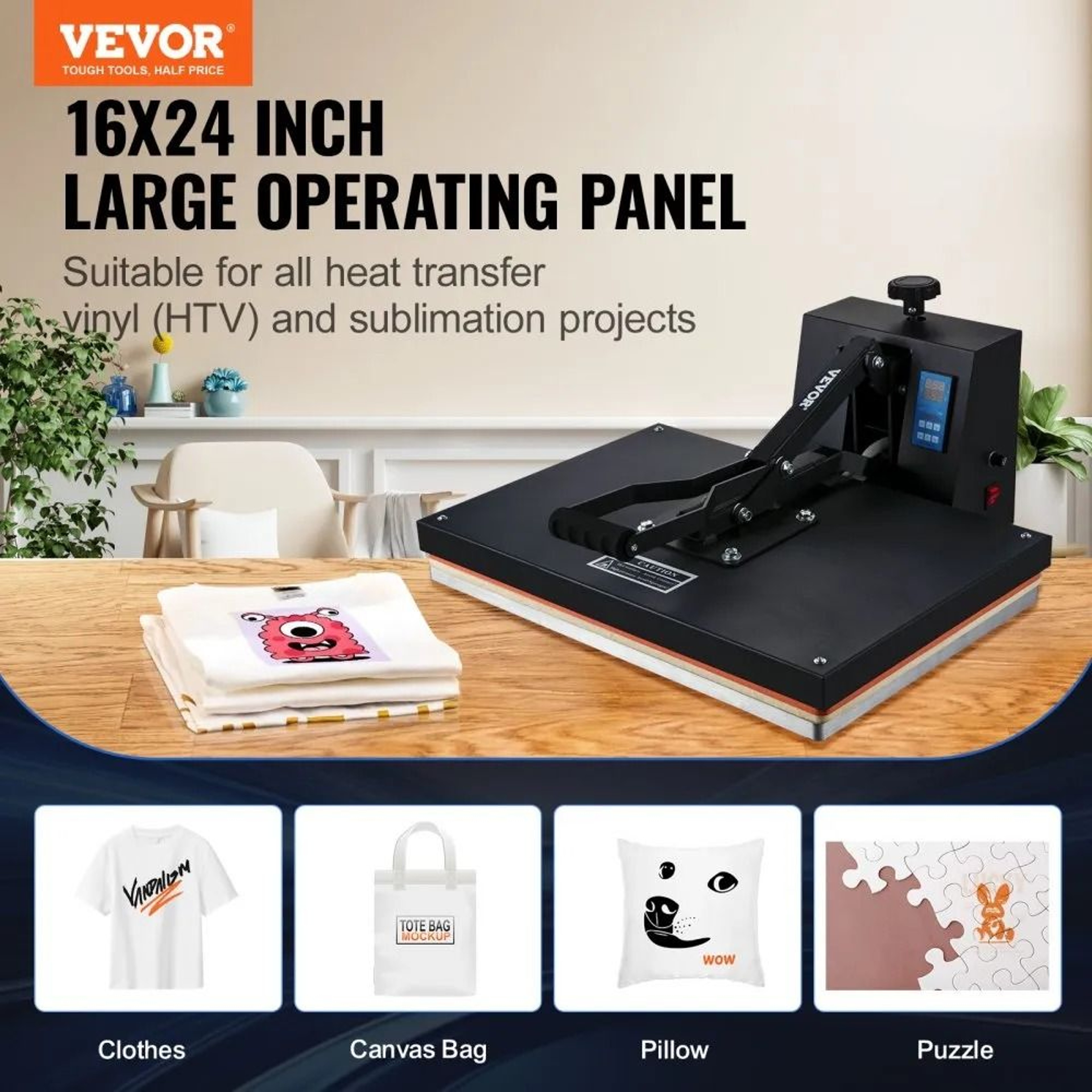 Digital Industrial Sublimation Printer Heat Press High Pressure Heat Press Machine Power Fast Heati 2