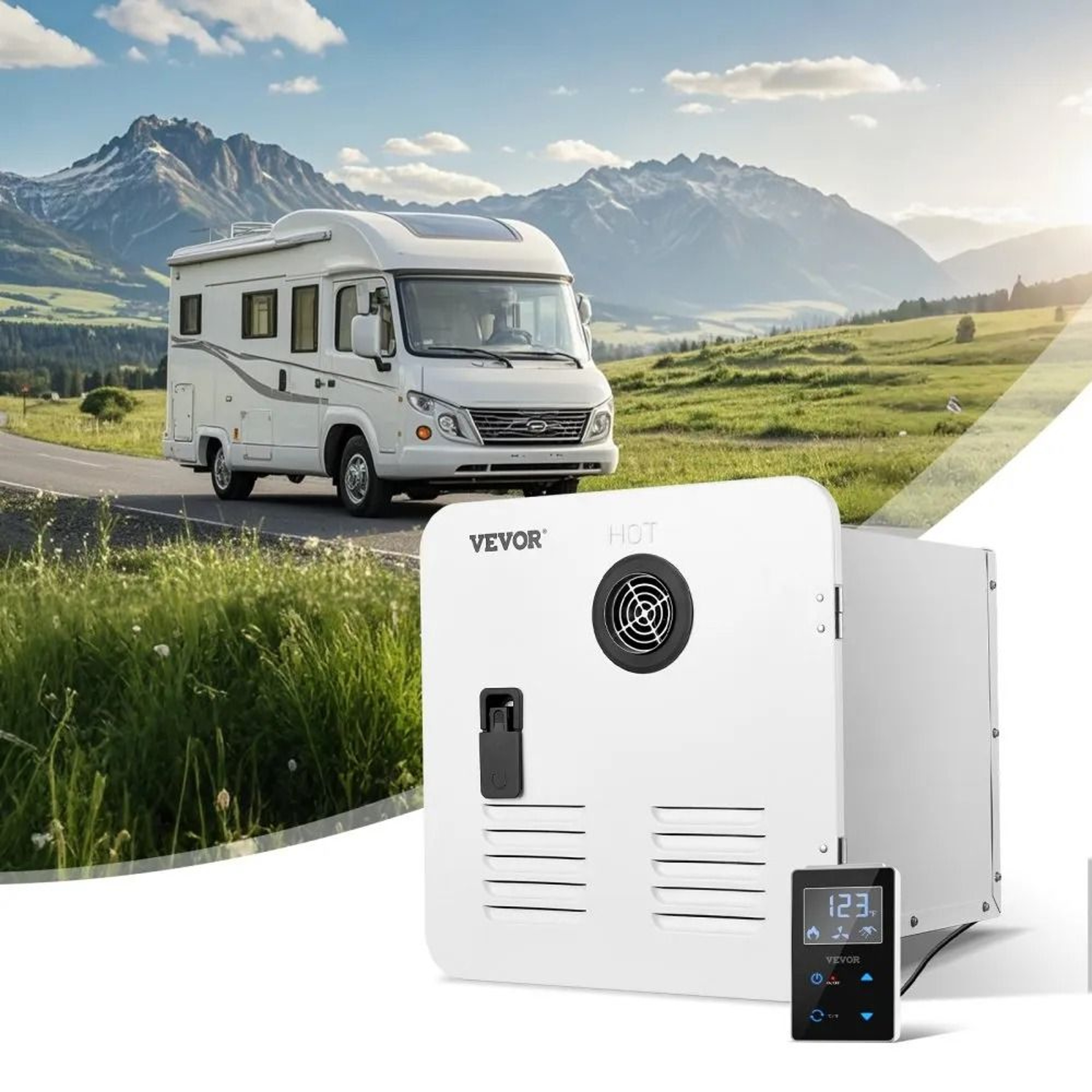 Instant Shower With White Door And Remote Controller BTU Optimized Comfort Performance Hot Water 6