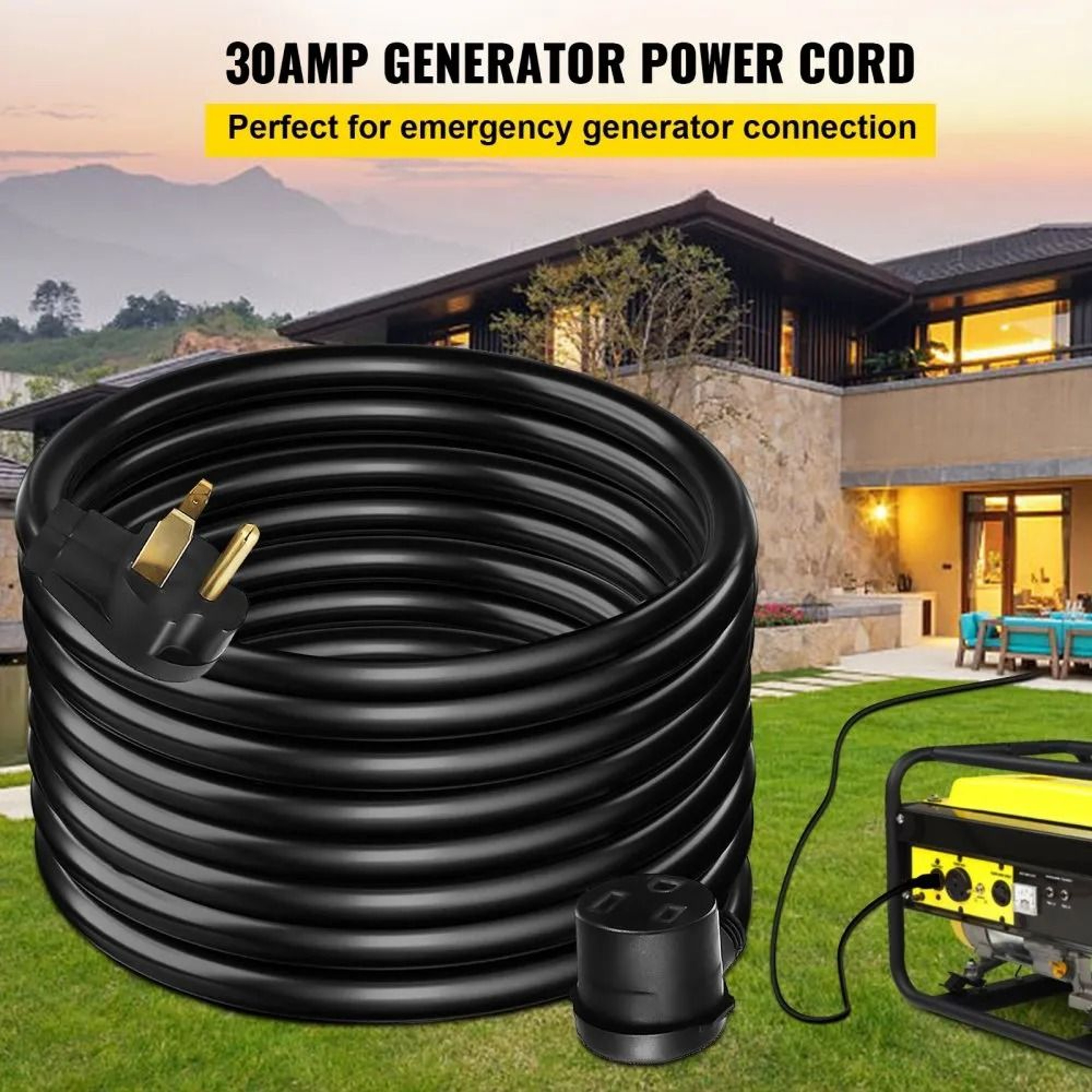 Welder Extension Cord Pure Copper STW Weatherproof NEMA Portable Welders Cable 2