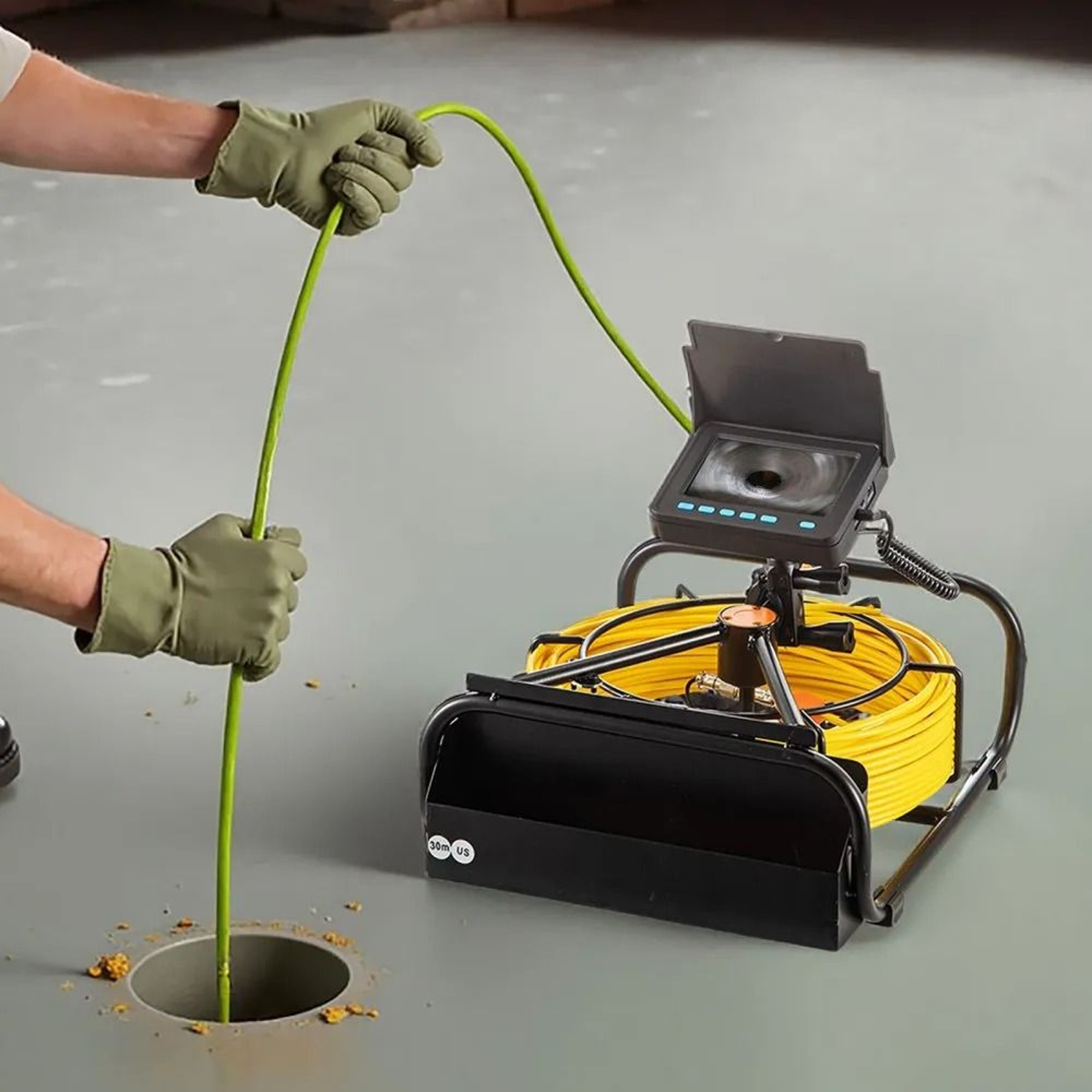 Pipeline Inspection Camera Sewer Camera Waterproof Borescope With LED Lights Industrial Endoscope 6