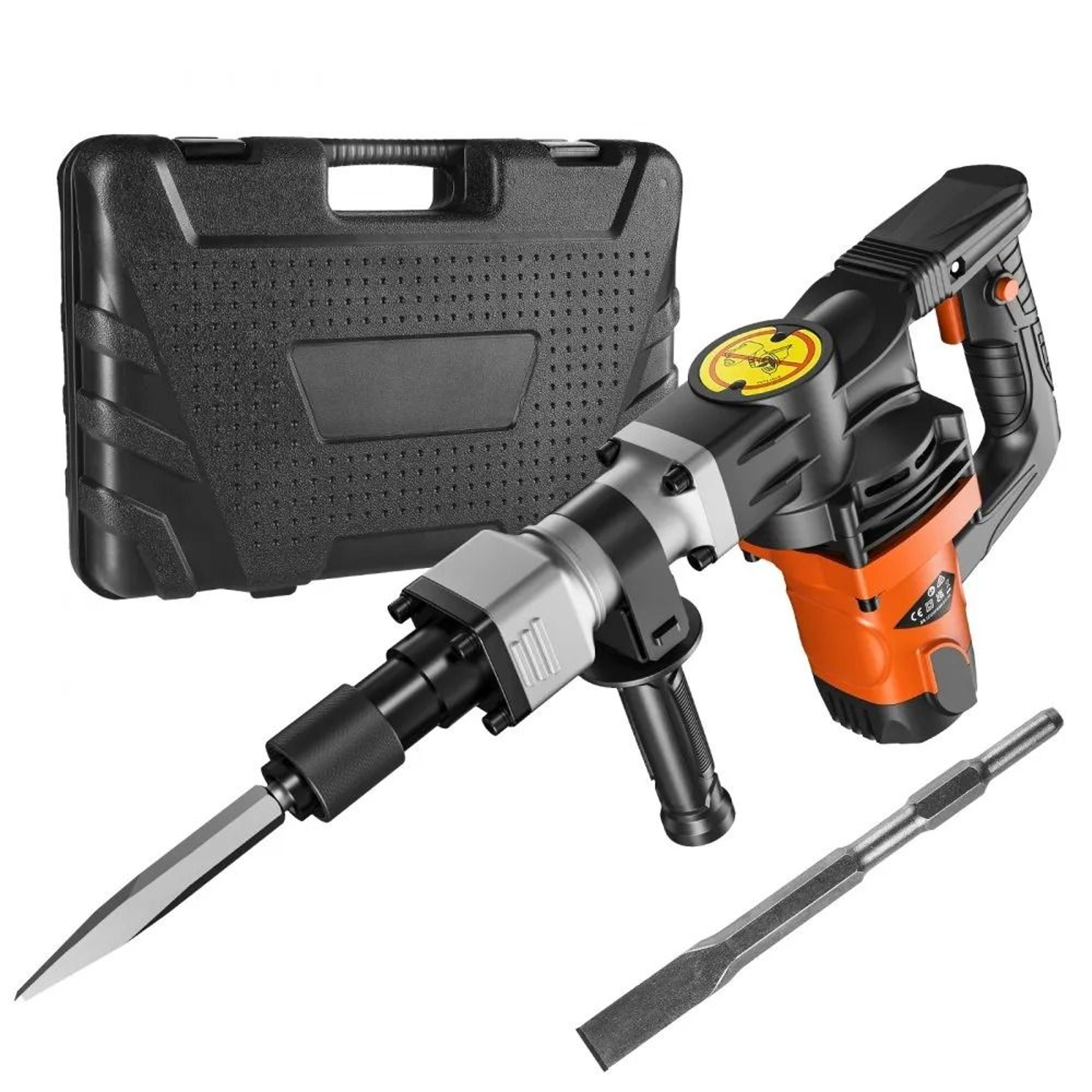Electric Hammer Demolition Jack Hammer Concrete Breaker Chisel Bit Industrial Power Tool 0