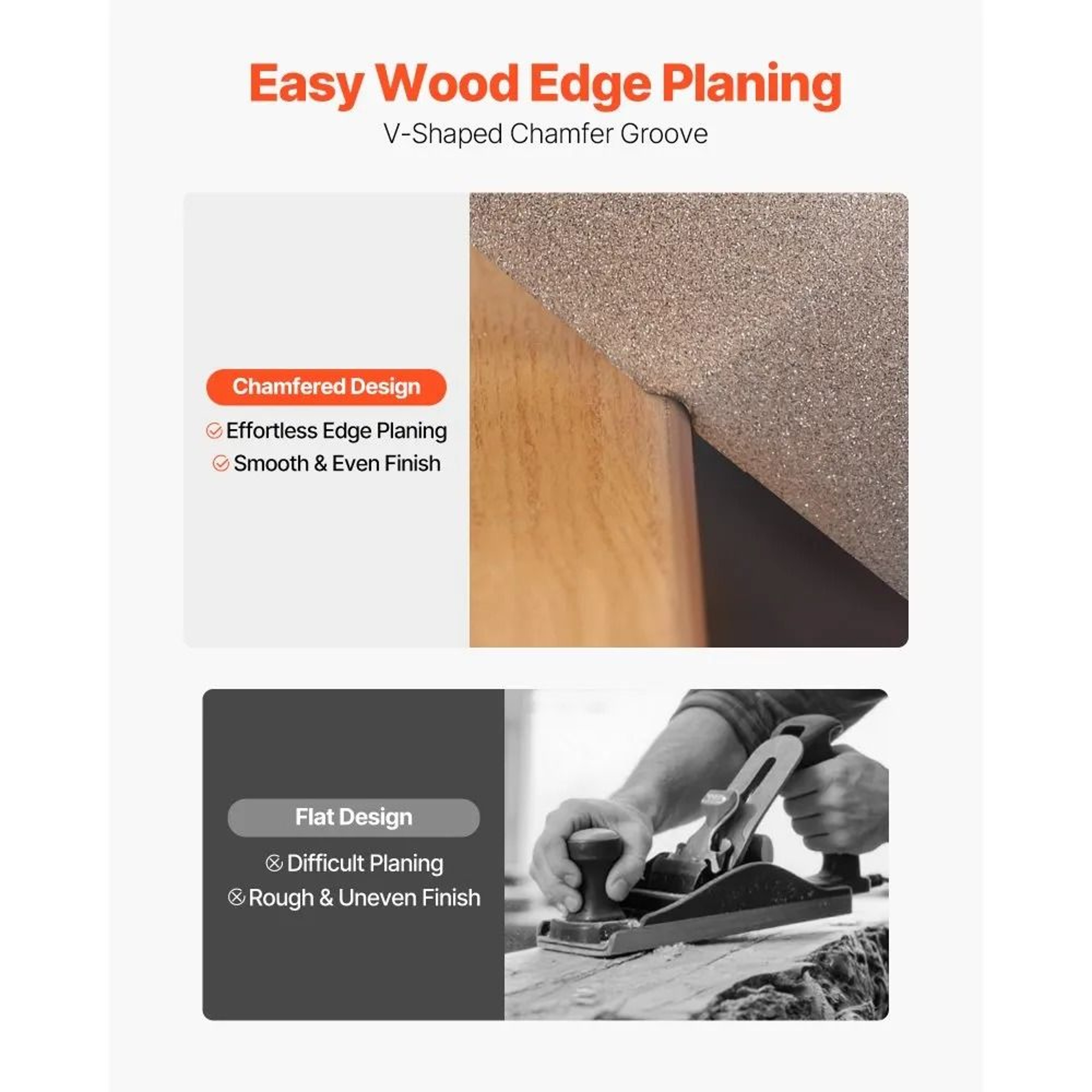 Cordless Handheld Wood Planer RPM Brushless Electric Planer With Adjustable Depth 5