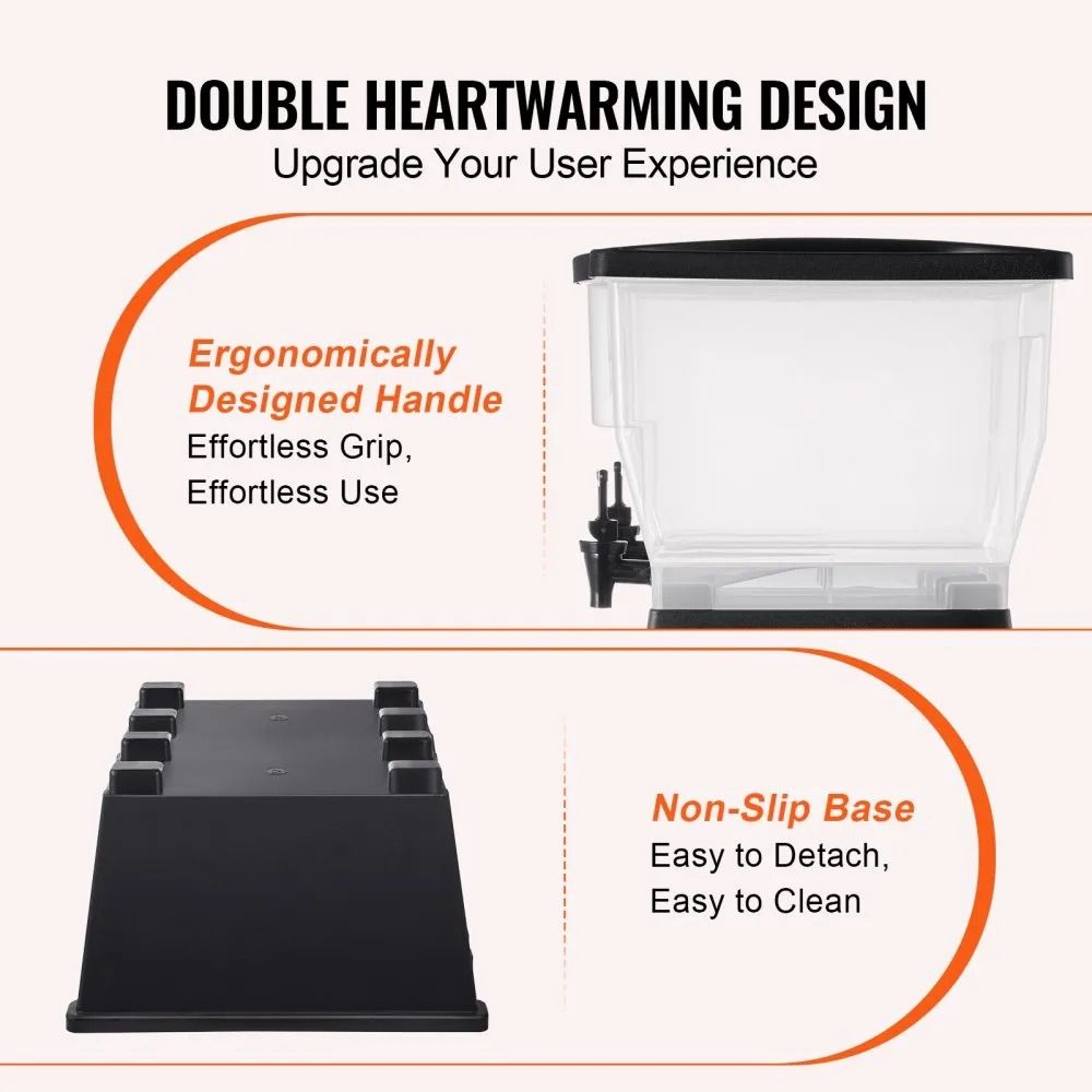 Premium Dual Party Beverage Drink Dispenser With Stand  Spigots 5