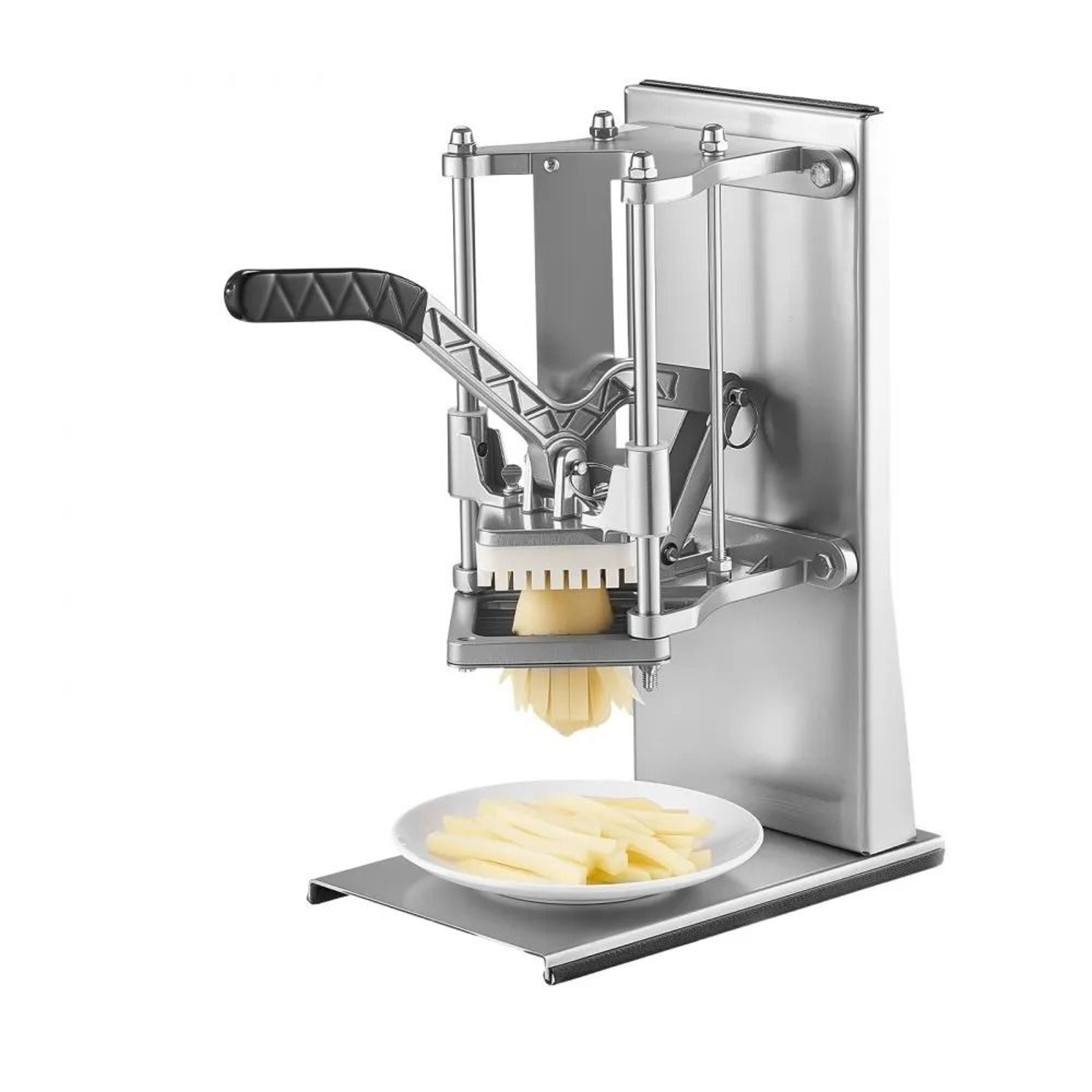 Heavy Duty Commercial French Fry Cutter  Vegetable Chopper With 4 Blades 8