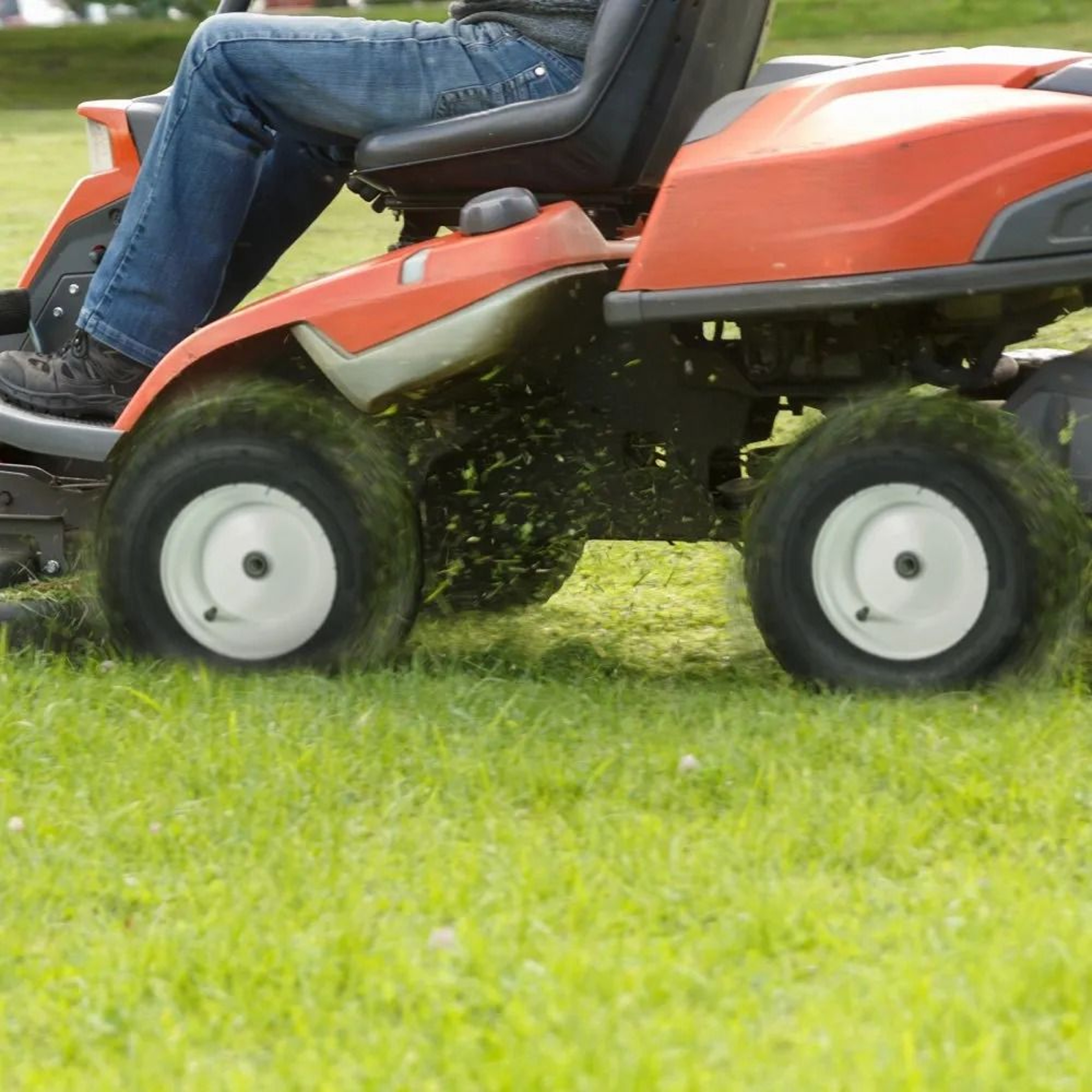 Lawn Mower Tires With Rim 2 Pack Tubeless Turf Tractor Wheels 5