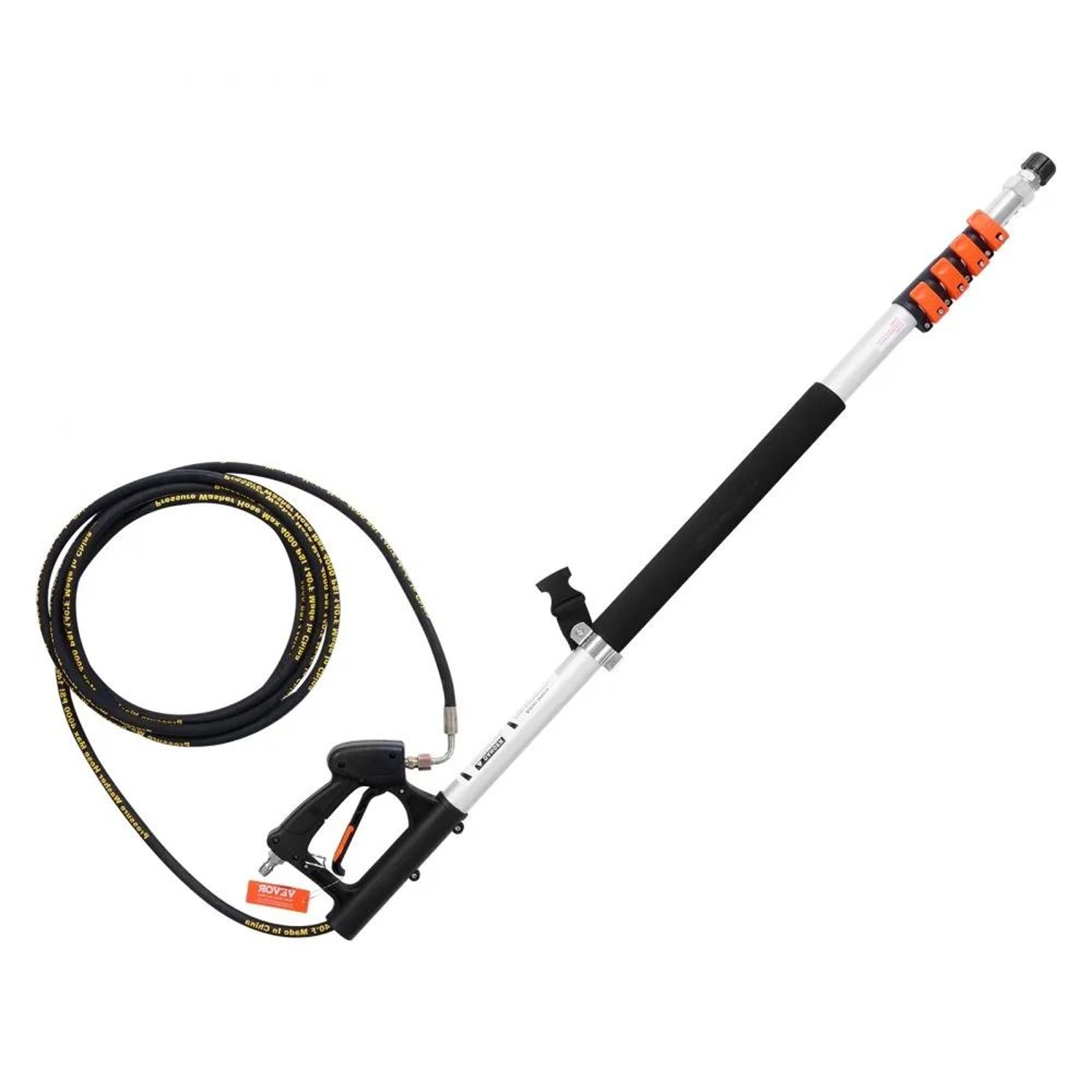 Heavy Duty Telescoping Pressure Washer Wand With Brush Head  Gutter Cleaner 8