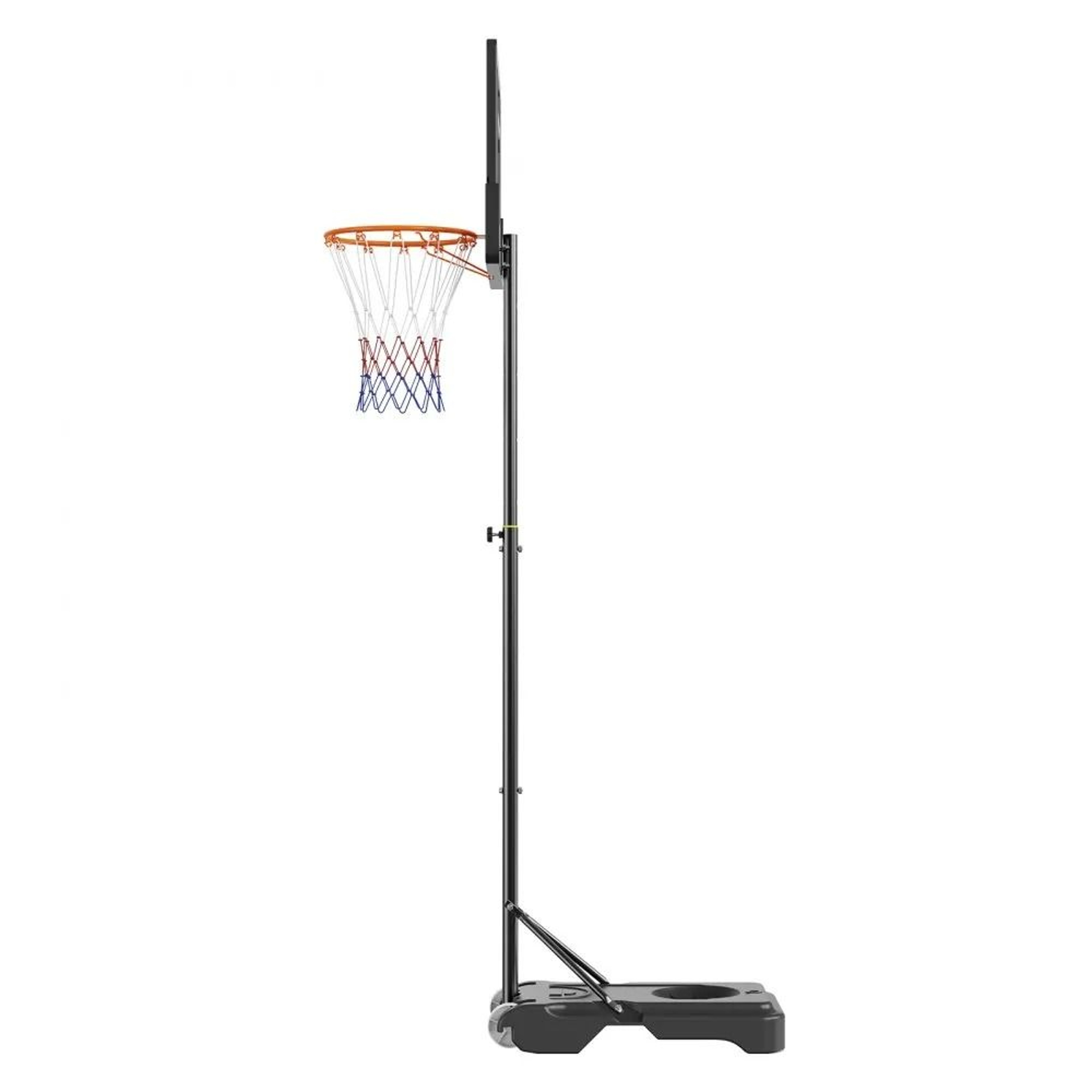 Portable Basketball Hoop 57 FT Adjustable Goal With Wheels  Fillable Base For Kids And Adults 8