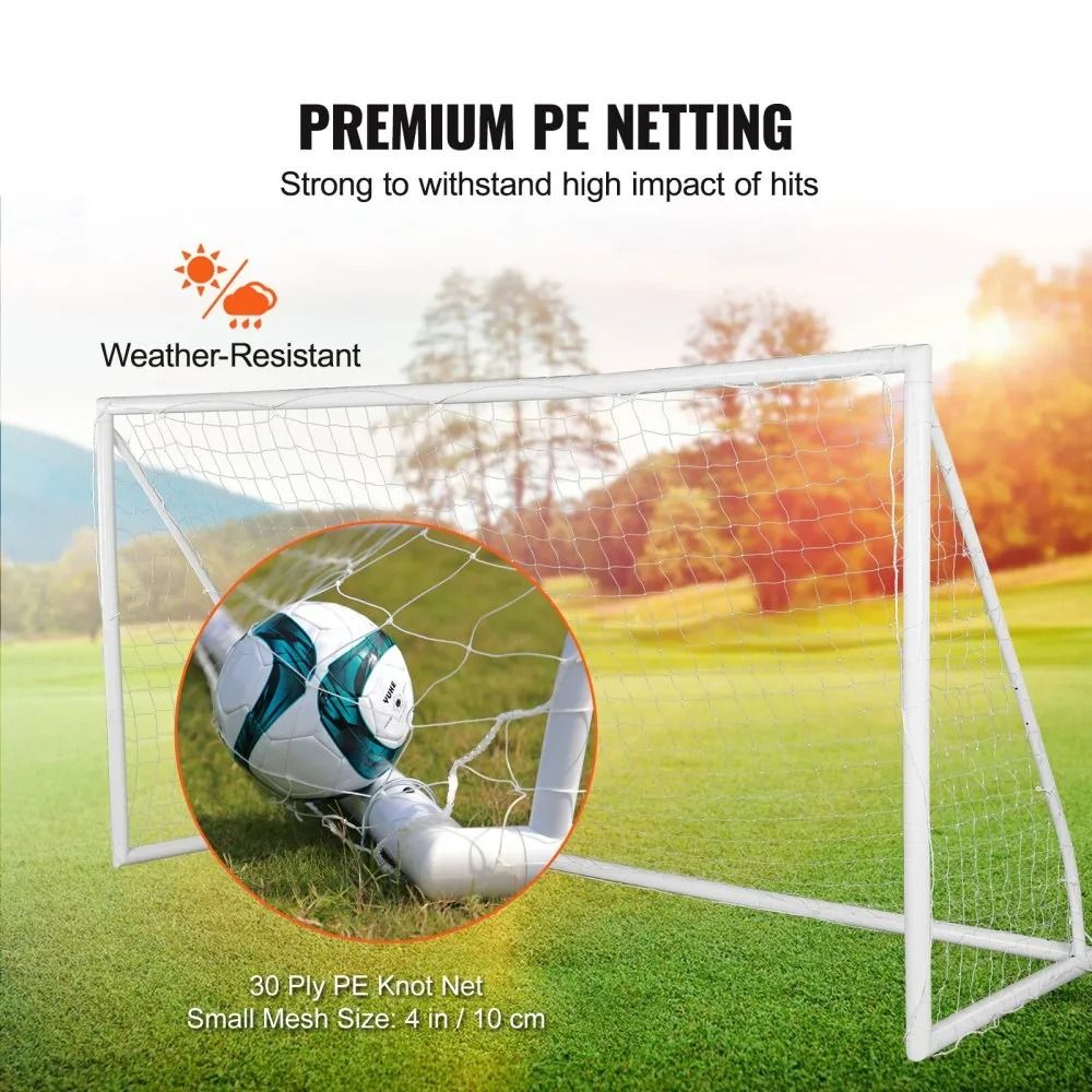 Portable Soccer Goal With Carry Bag For Backyard Training  Outdoor Practice 1