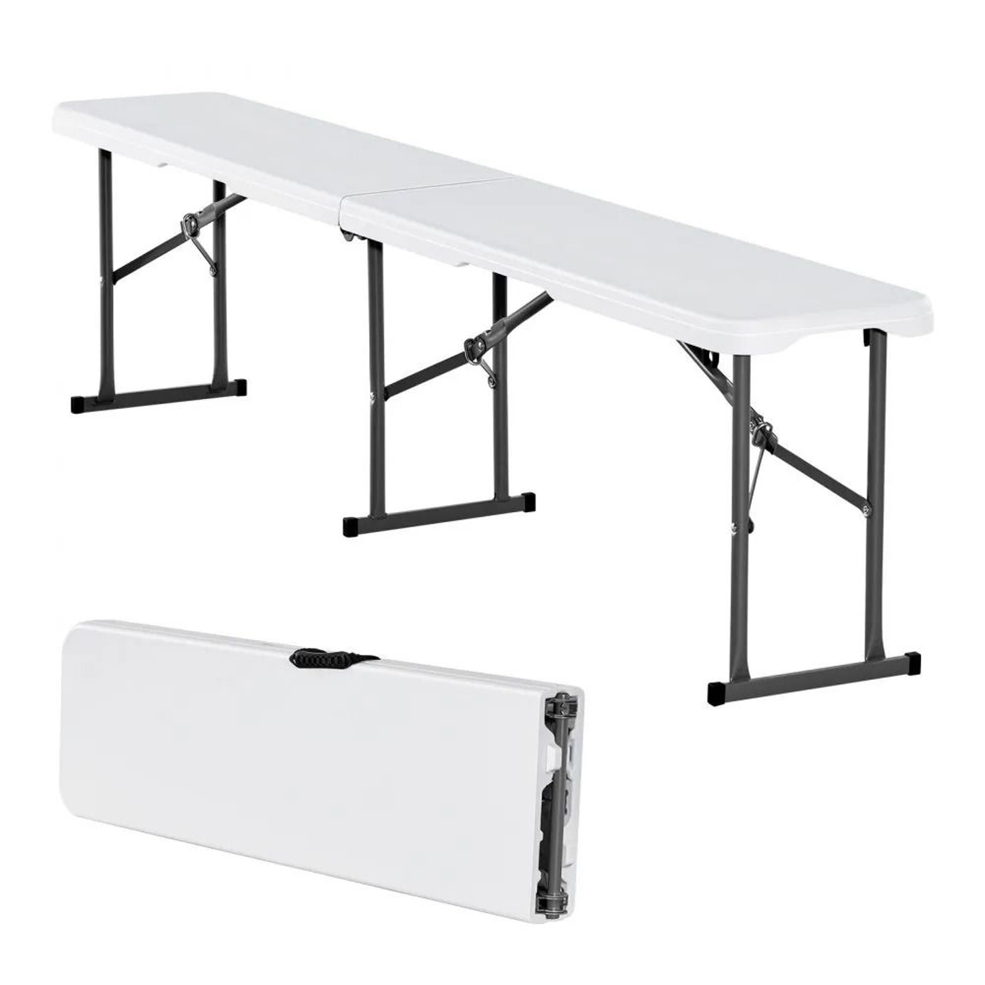 6FT Folding Bench Portable Heavy Duty Indoor Outdoor Seating Bench 0