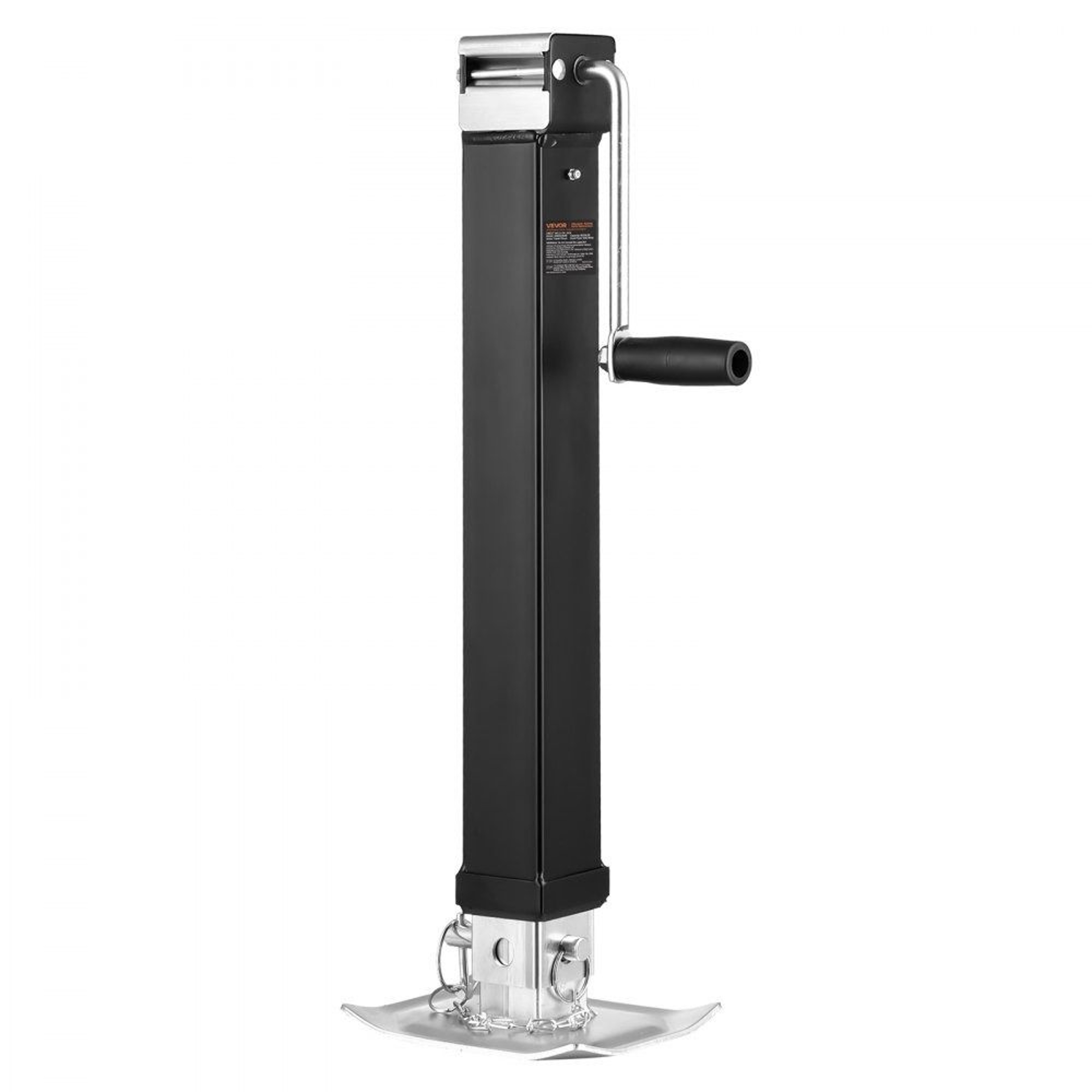 Heavy Duty Trailer Jack 8000 Lbs With Swivel Pipe Mount For RV  Utility Trailers 0