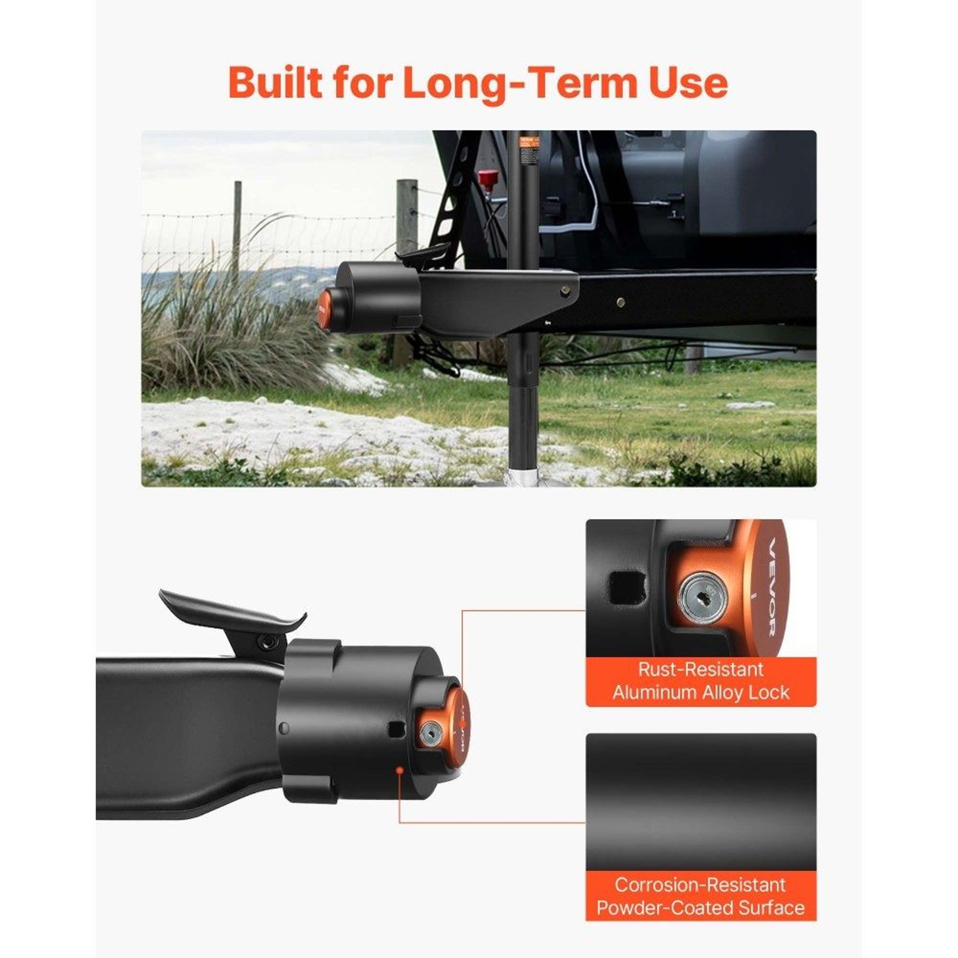 Heavy Duty Trailer Coupler Lock For Hitch Couplers With 3 Keys 3