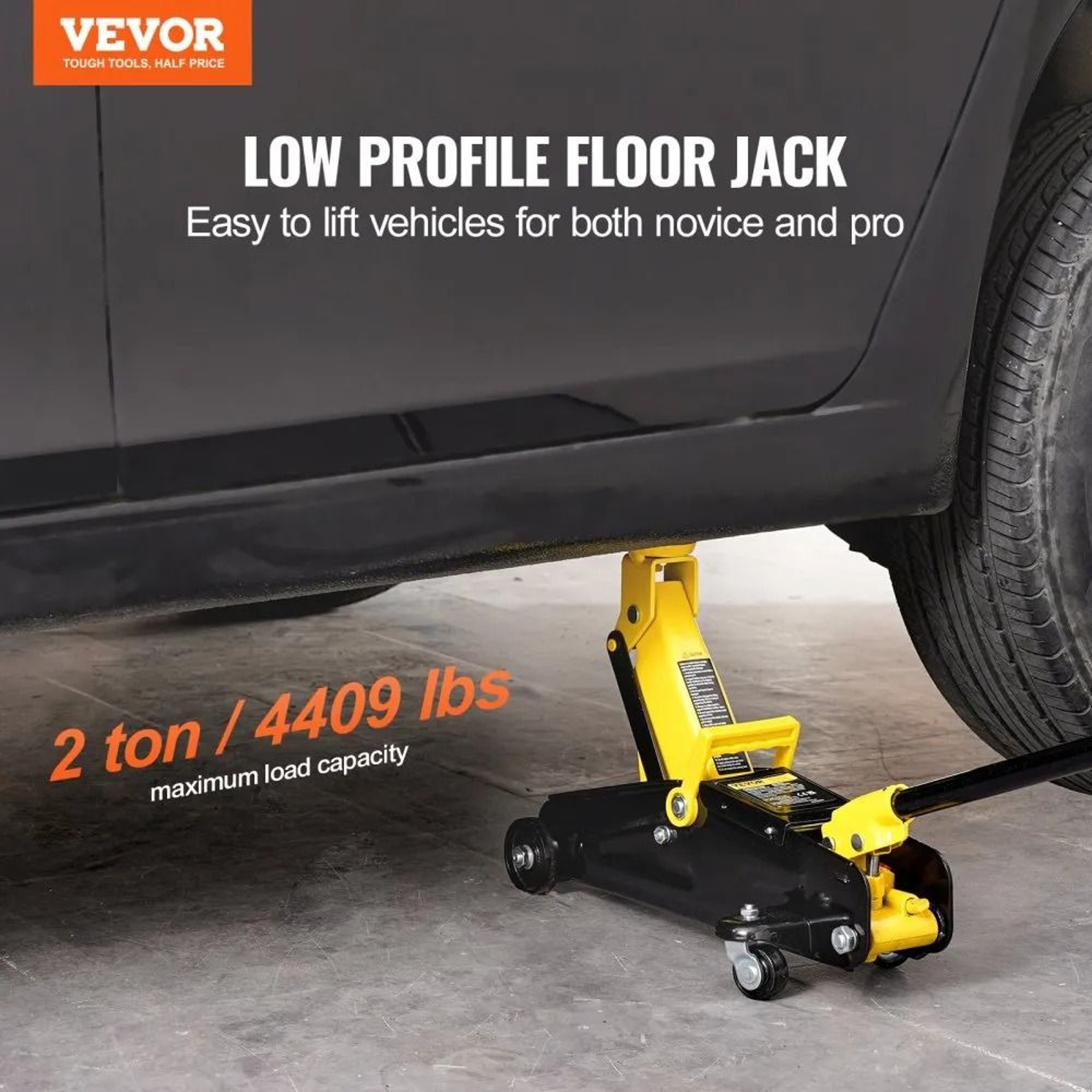 2 Ton Low Profile Hydraulic Floor Jack For Cars SUVs  Light Trucks 1