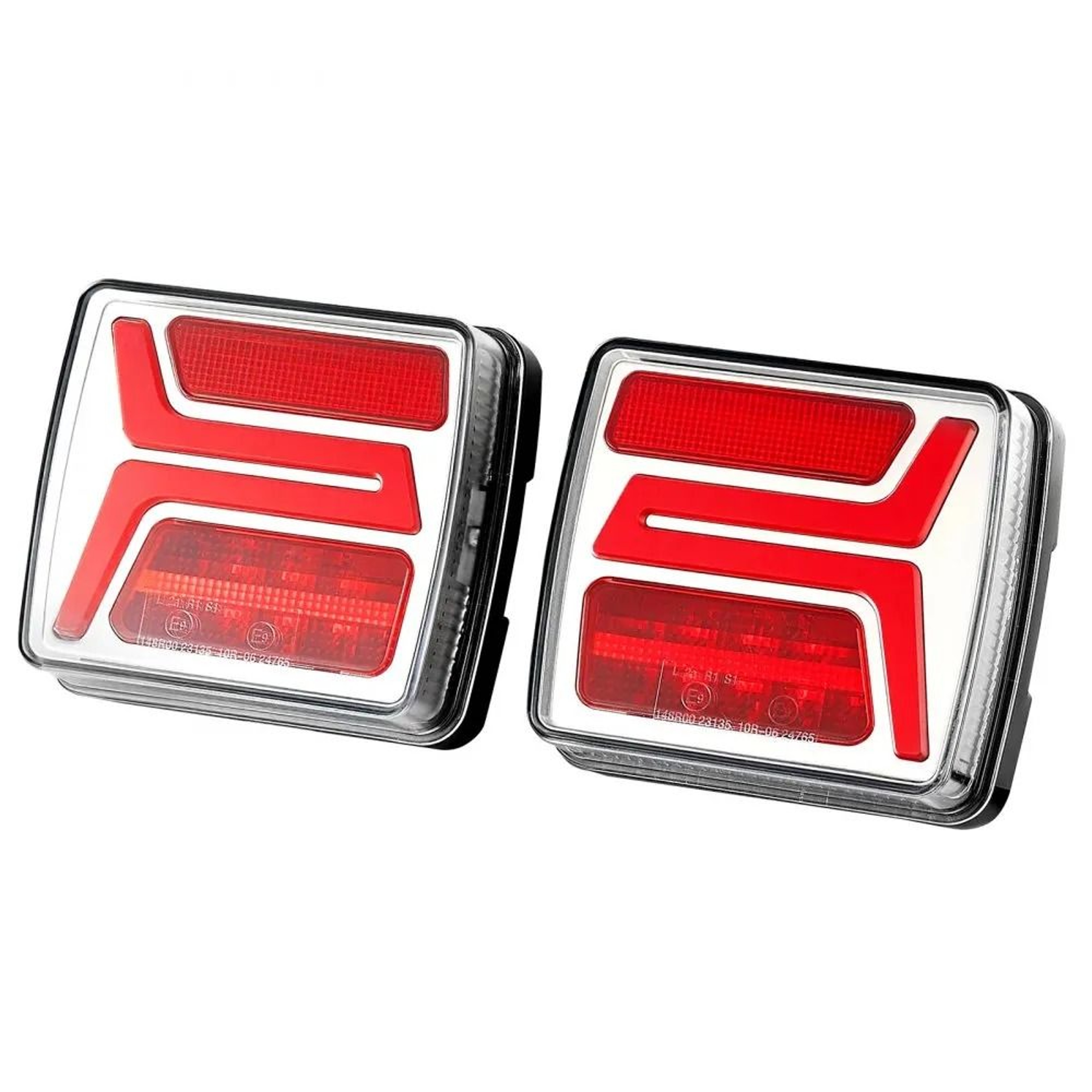 Magnetic LED Trailer Lights Kit With Waterproof Tow Wiring For Boat RV  Utility Trailers 9