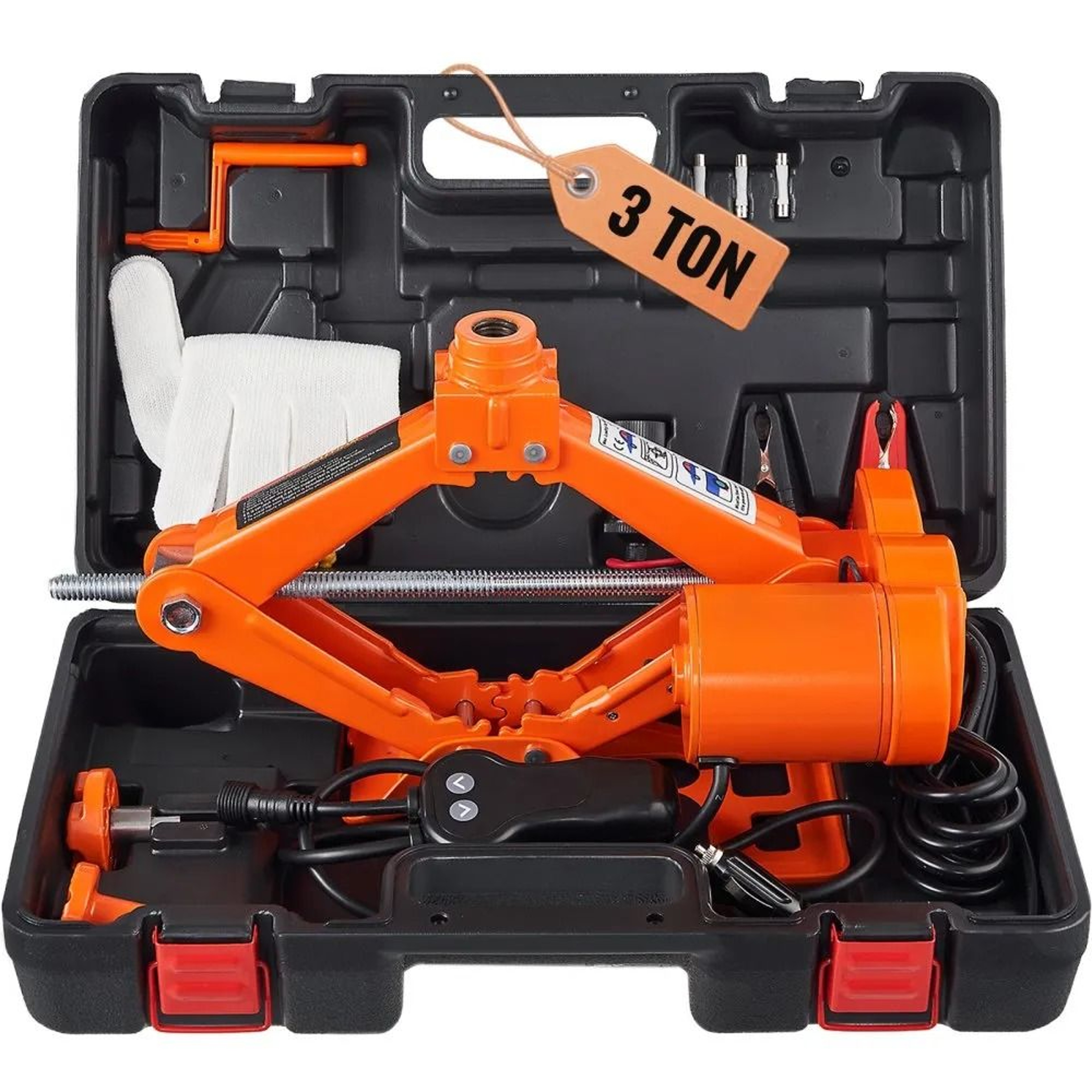 VEVOR 3 Ton Electric Car Jack Kit With Remote Control For SUV Sedan  Truck Tire Changes 0