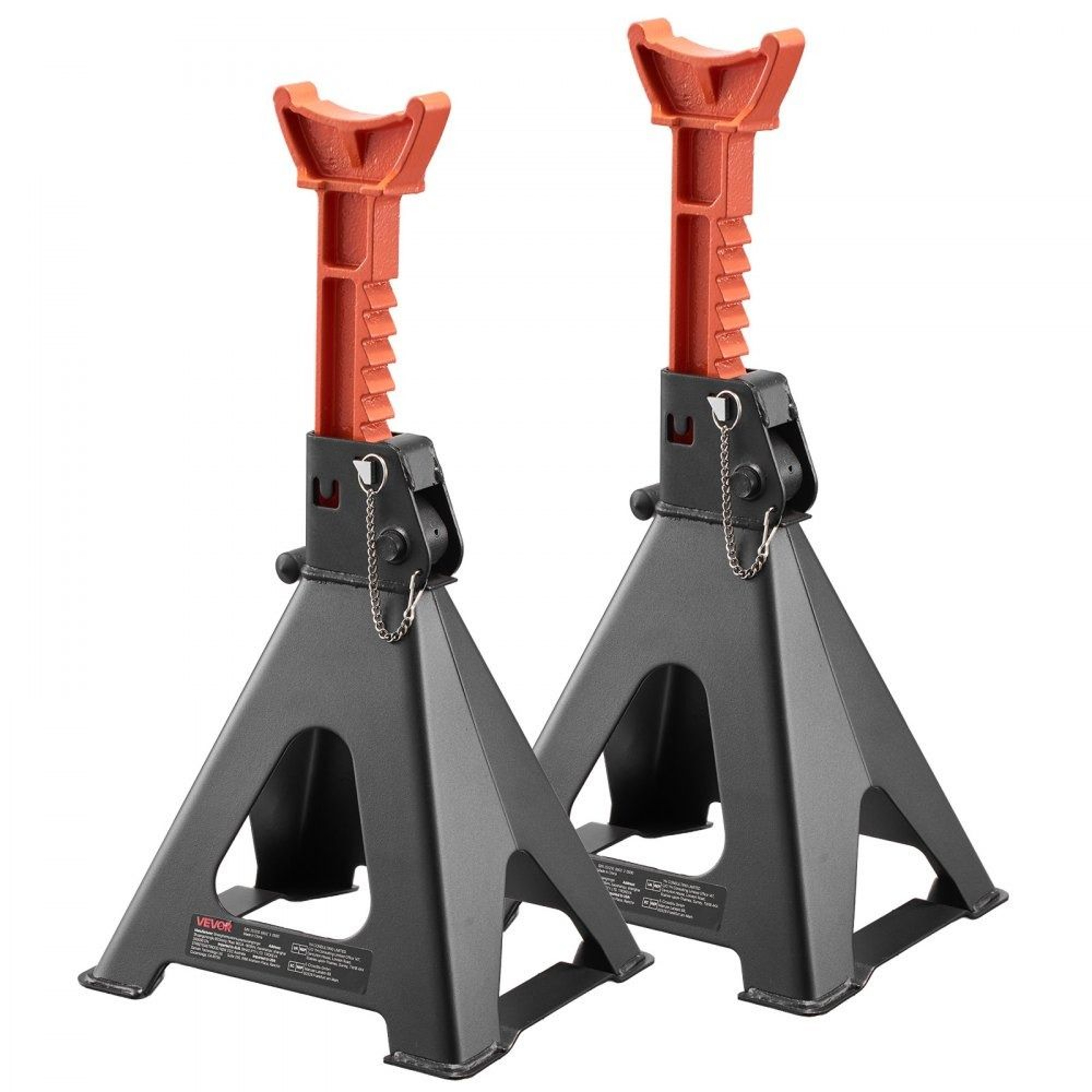 6 Ton Heavy Duty Jack Stands With Double Locking For Trucks SUVs  RVs 7
