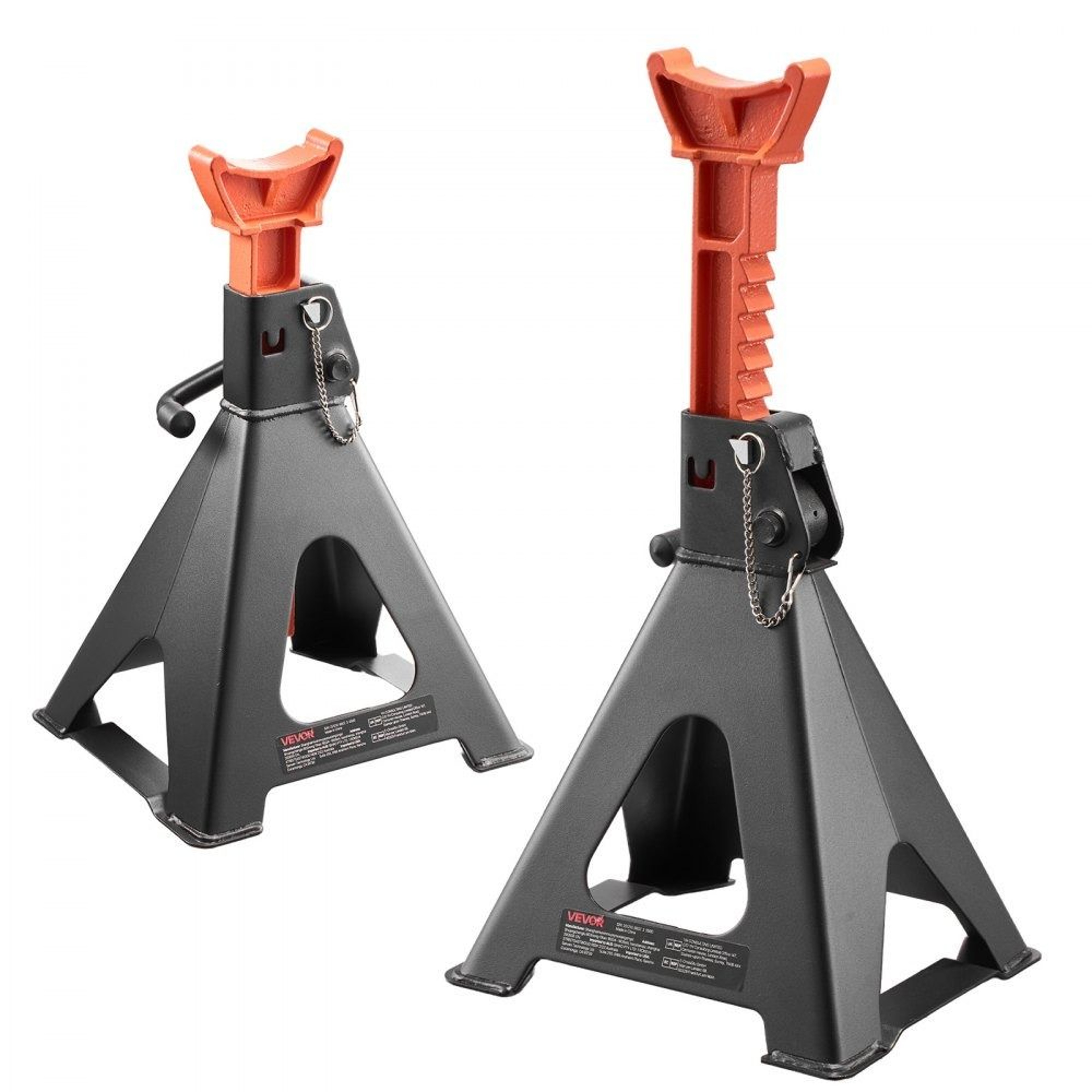 6 Ton Heavy Duty Jack Stands With Double Locking For Trucks SUVs  RVs 0