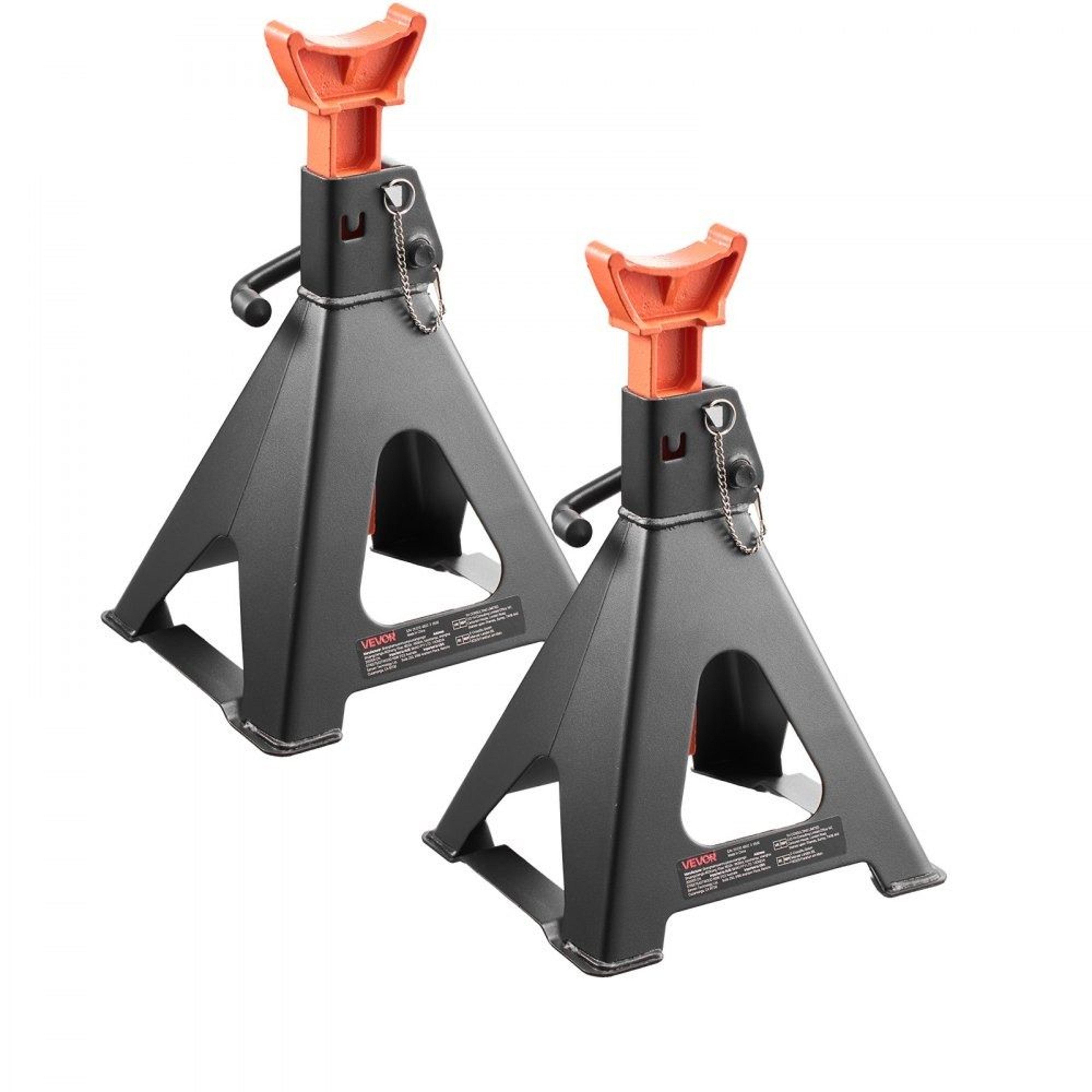 6 Ton Heavy Duty Jack Stands With Double Locking For Trucks SUVs  RVs 8