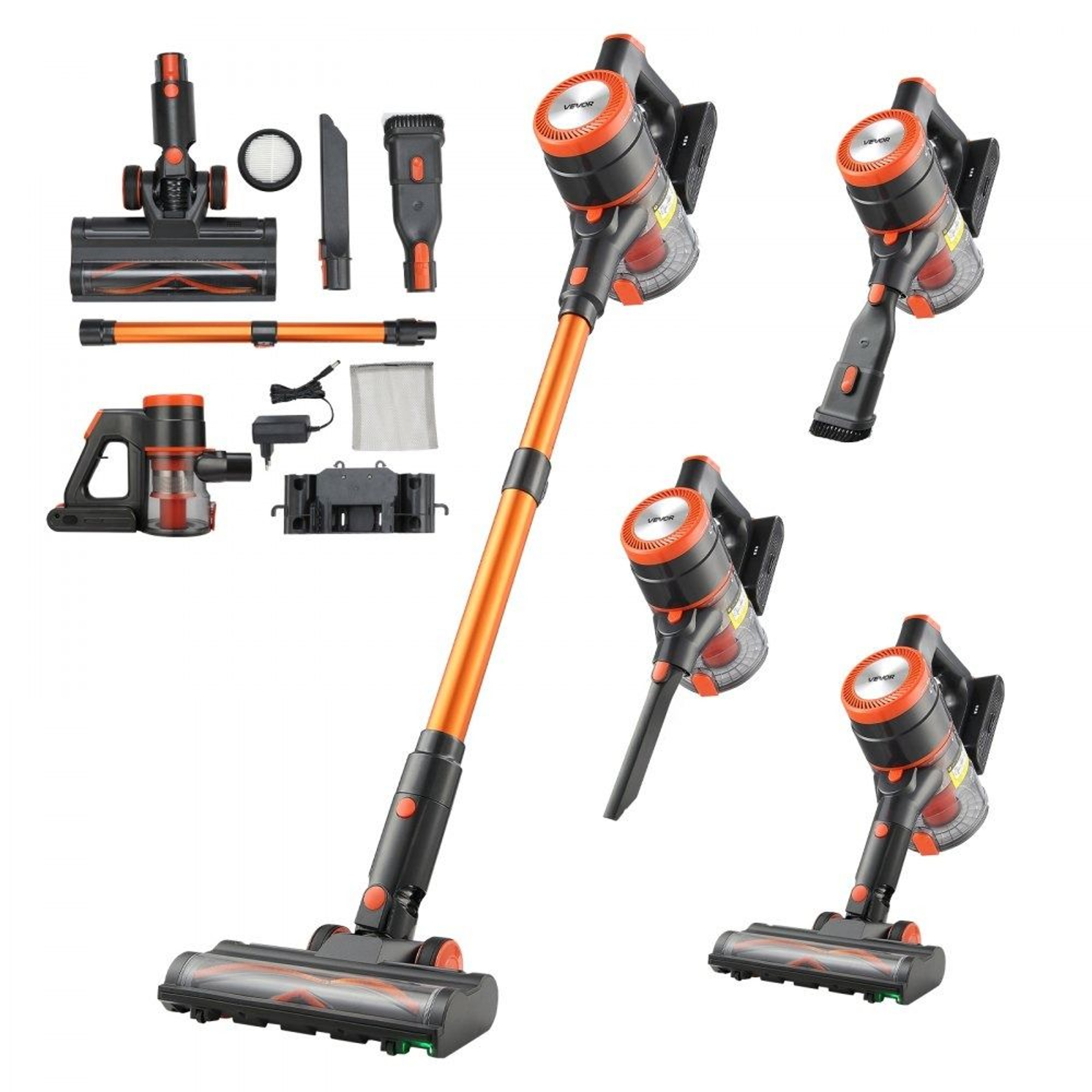 Cordless Vacuum Cleaner 40KPA Suction AntiTangle Stick Vacuum For Pet Hair  Hard Floors 0