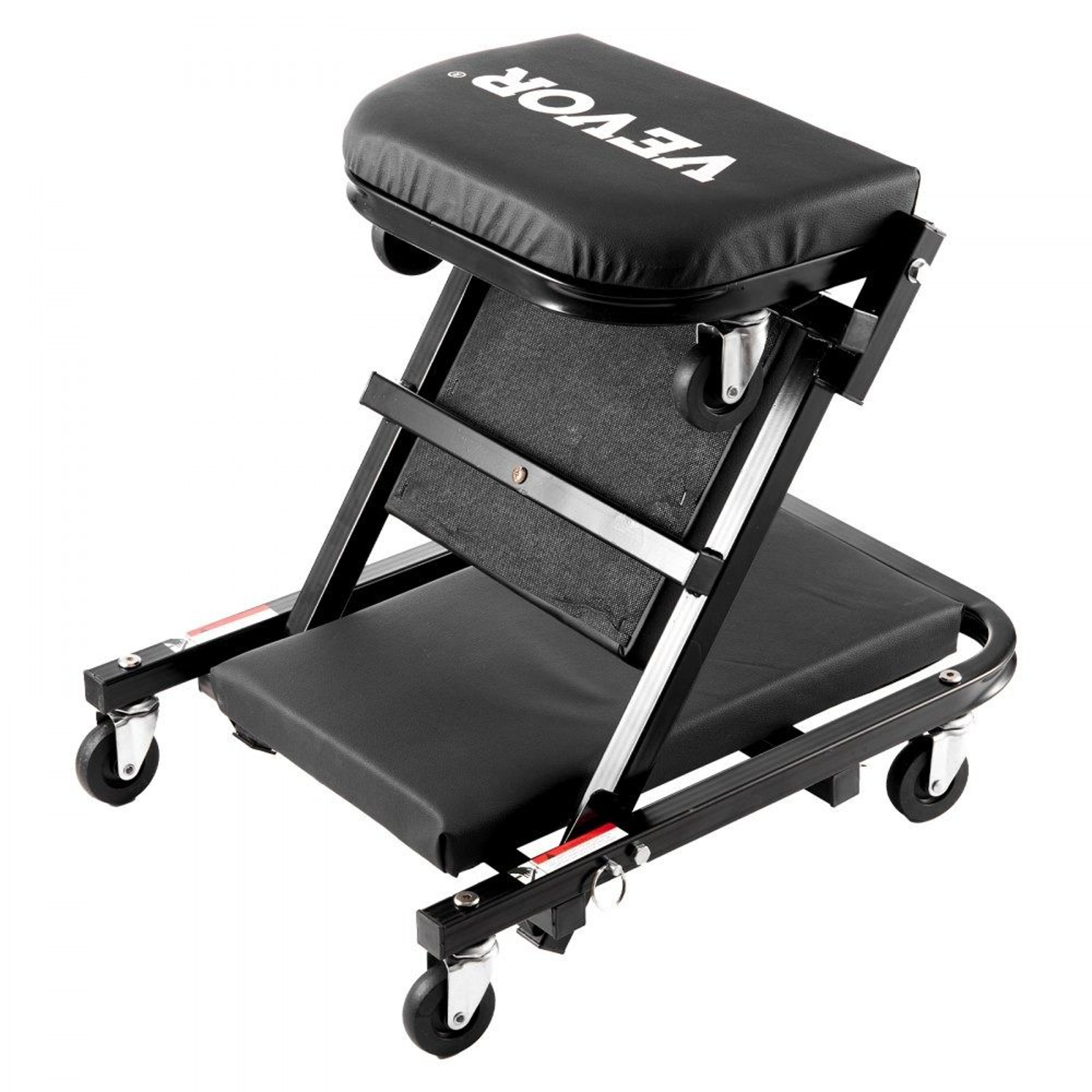 Premium Foldable Z Garage Creeper Seat Heavy Duty Mechanic Creeper Stool 0