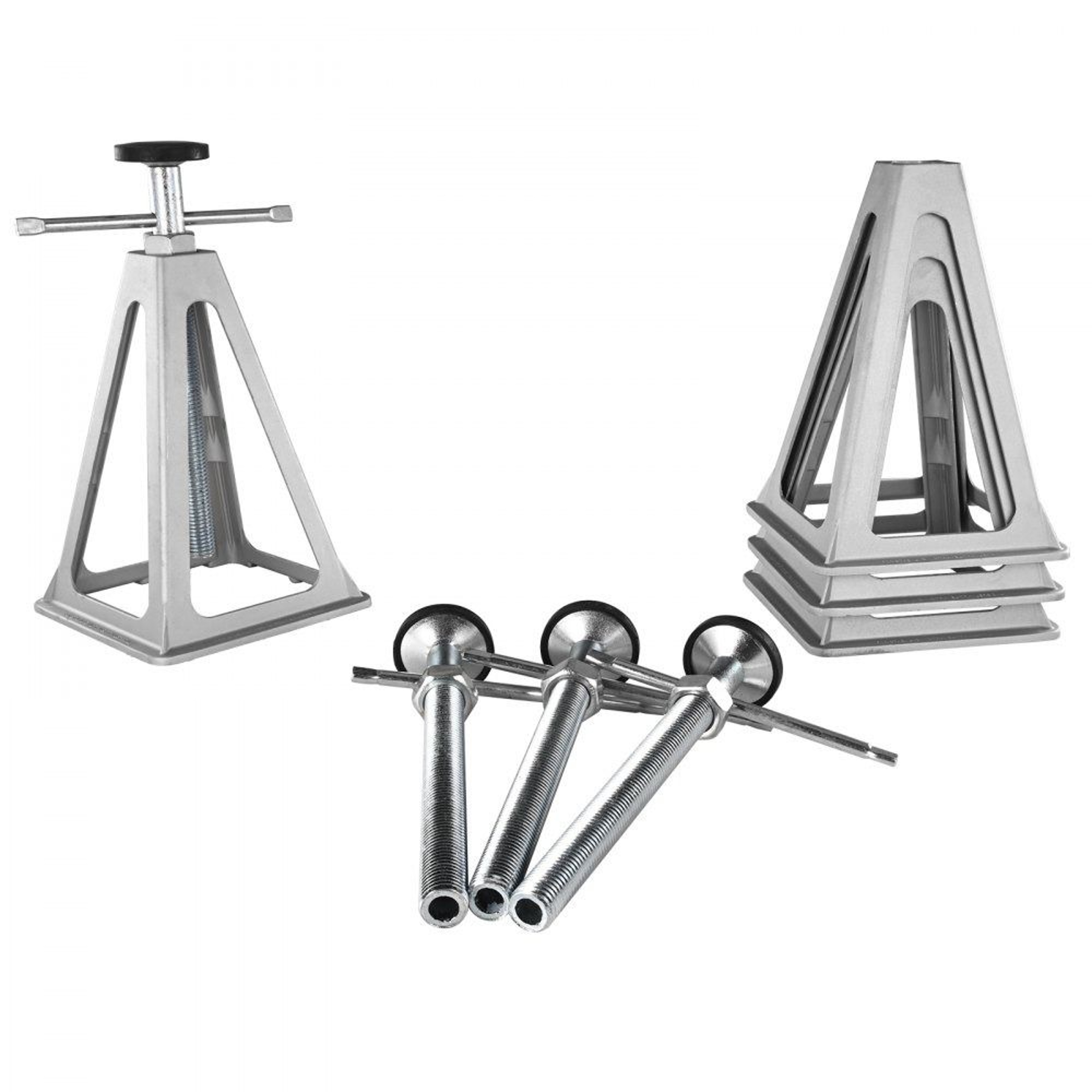 Heavy Duty RV Stabilizer Jacks 4 Pack Adjustable Aluminum RV Leveling Jacks For Campers  Trailers 9