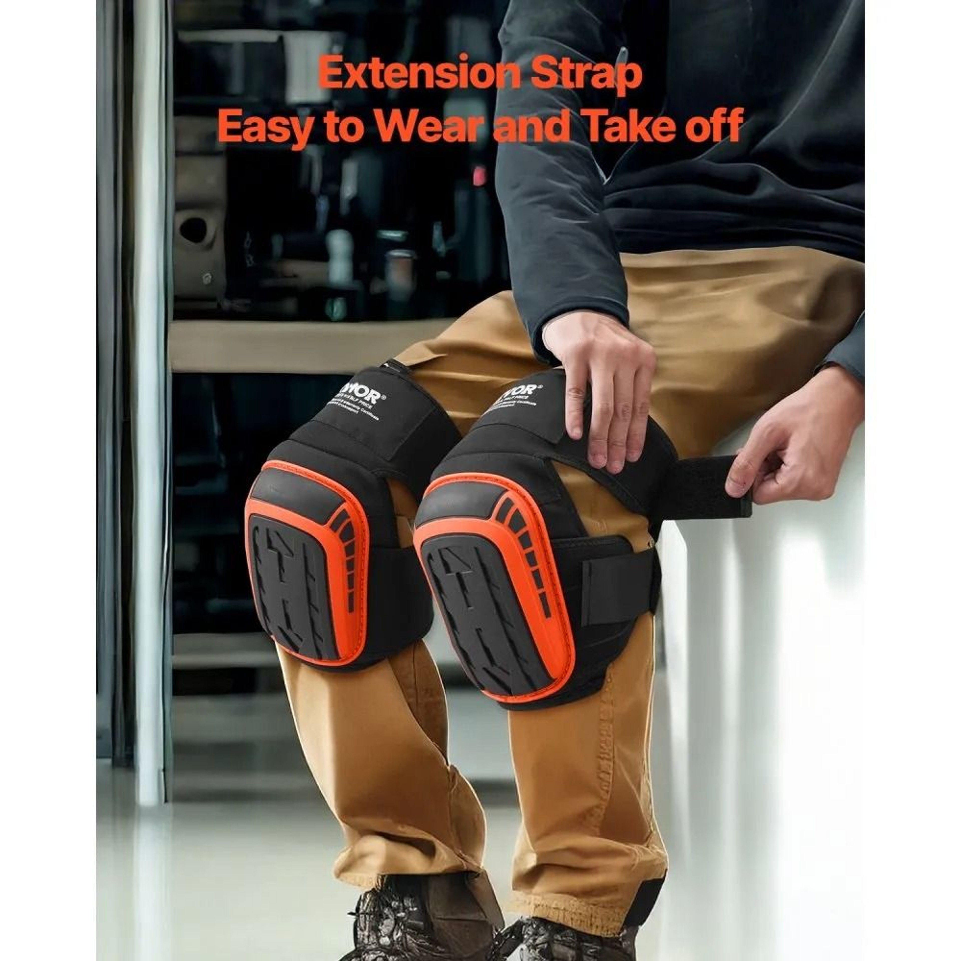 Heavy Duty Knee Pads For Work With Gel Cushion And Anti Slip Protection For Construction  Gardening 2