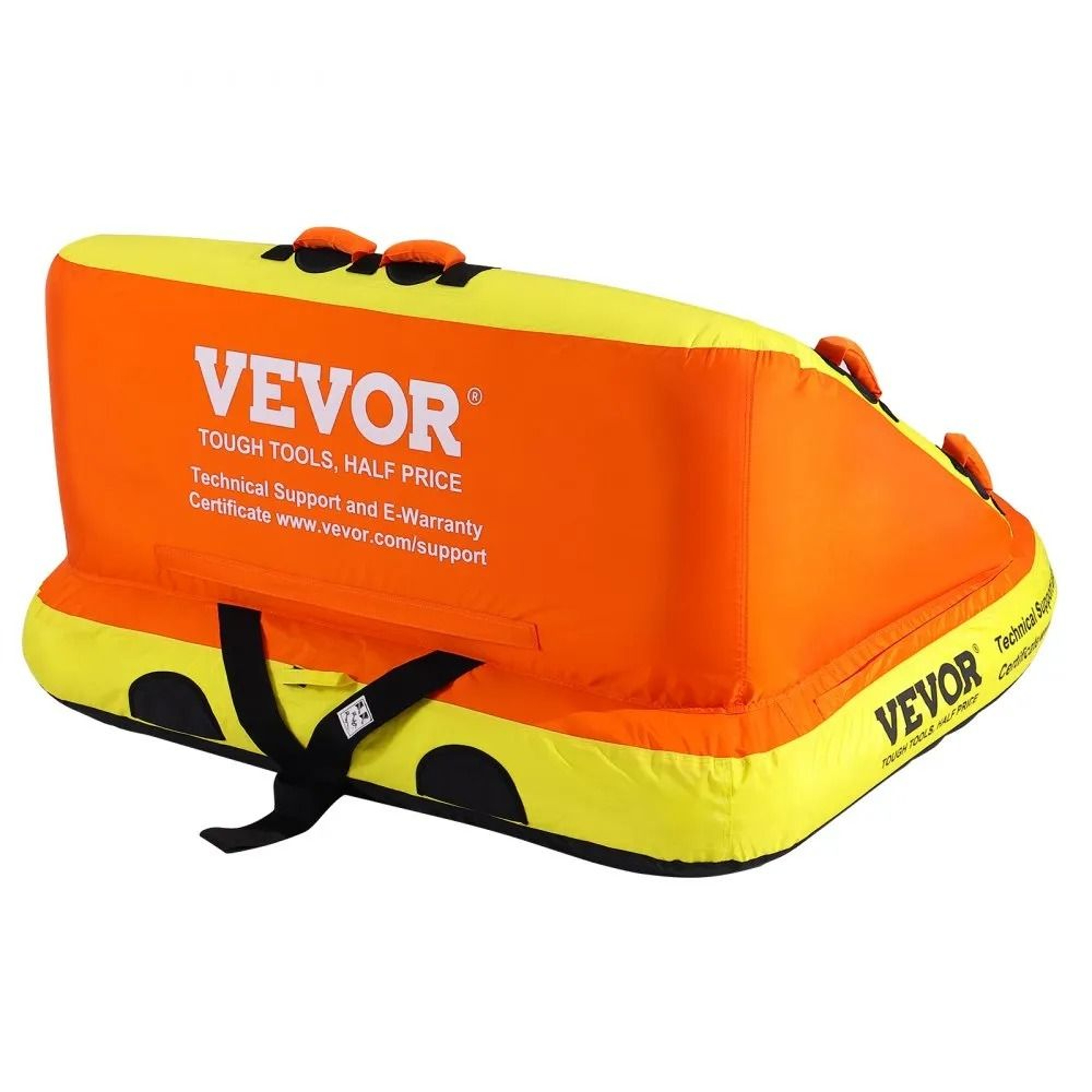 2 Person Towable Tube For Boating With Backrest And EVA Handles 7