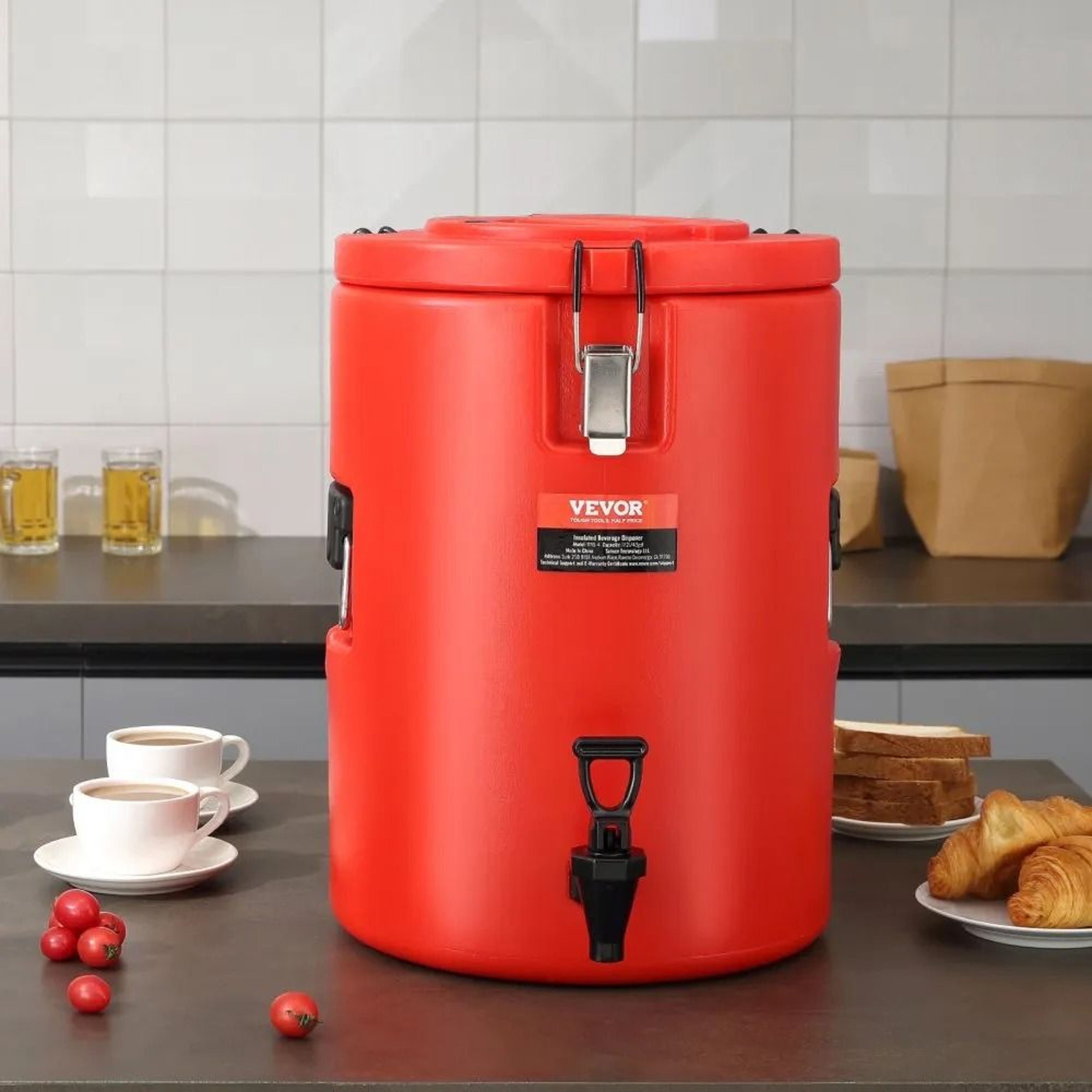 45 Gal Insulated Beverage Dispenser Hot And Cold Drink Server 6
