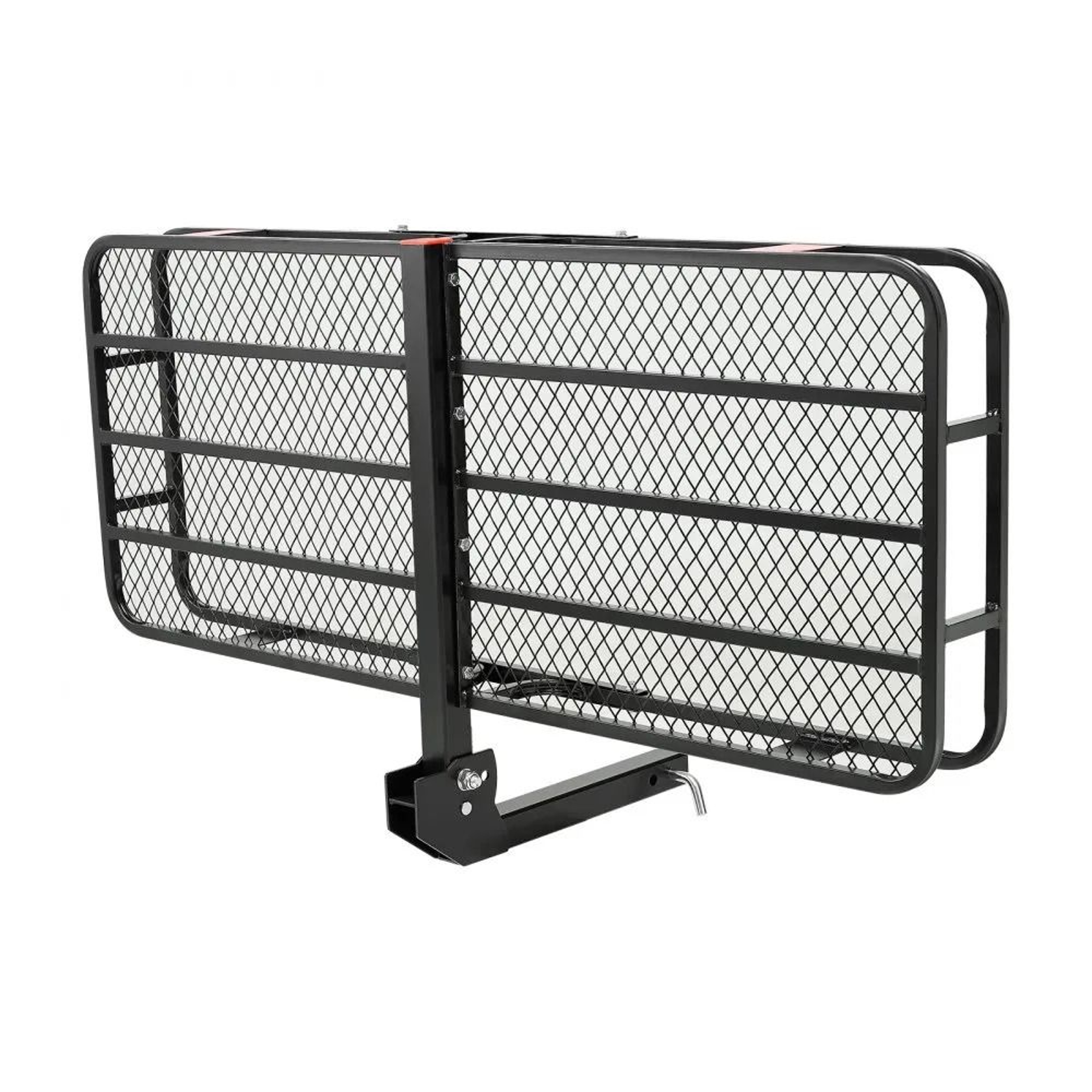 500 Lb Folding Hitch Cargo Carrier With Waterproof Bag And Cargo Net 8