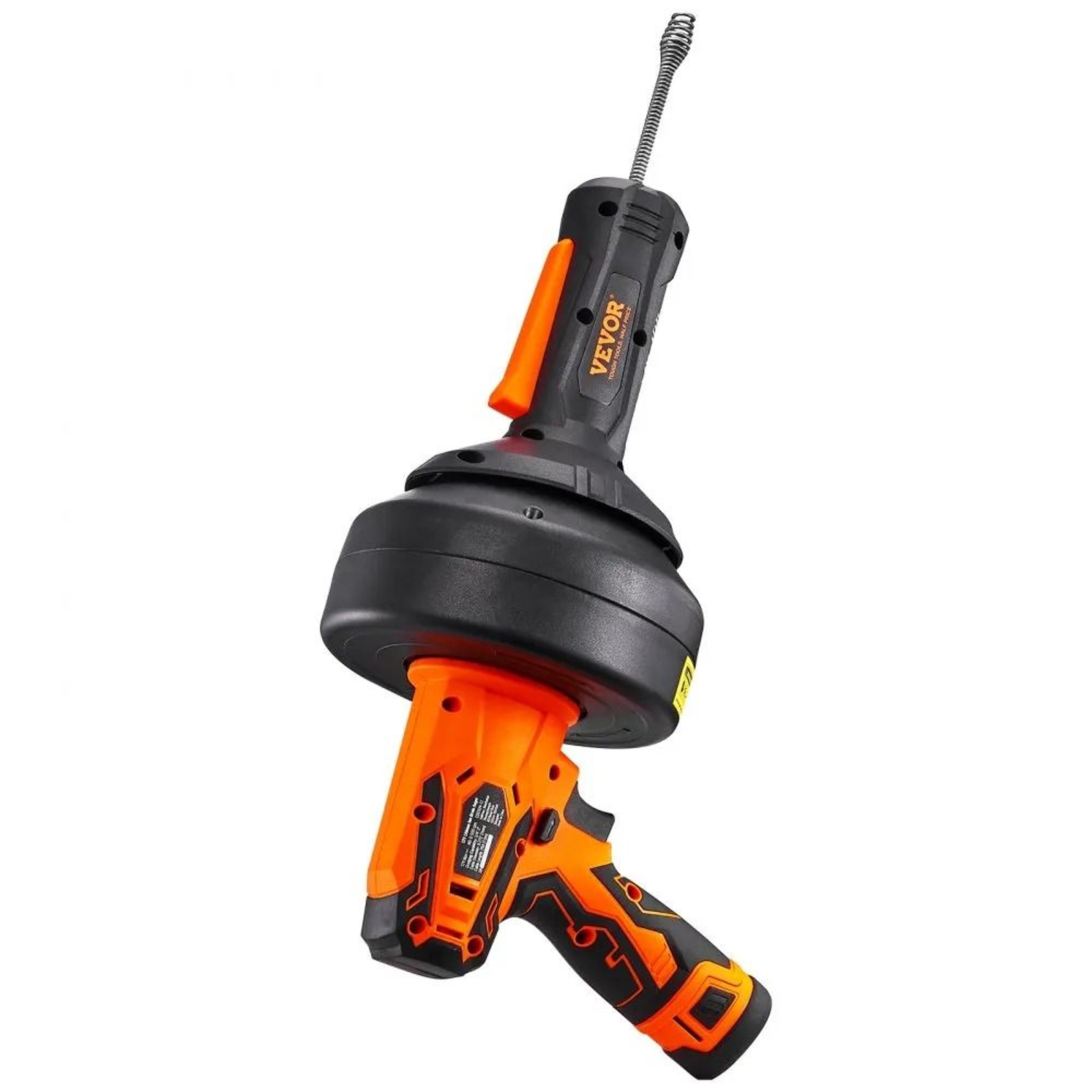 12V Electric Drain Auger 25FT Cordless Plumbing Snake With Auto Feed 7