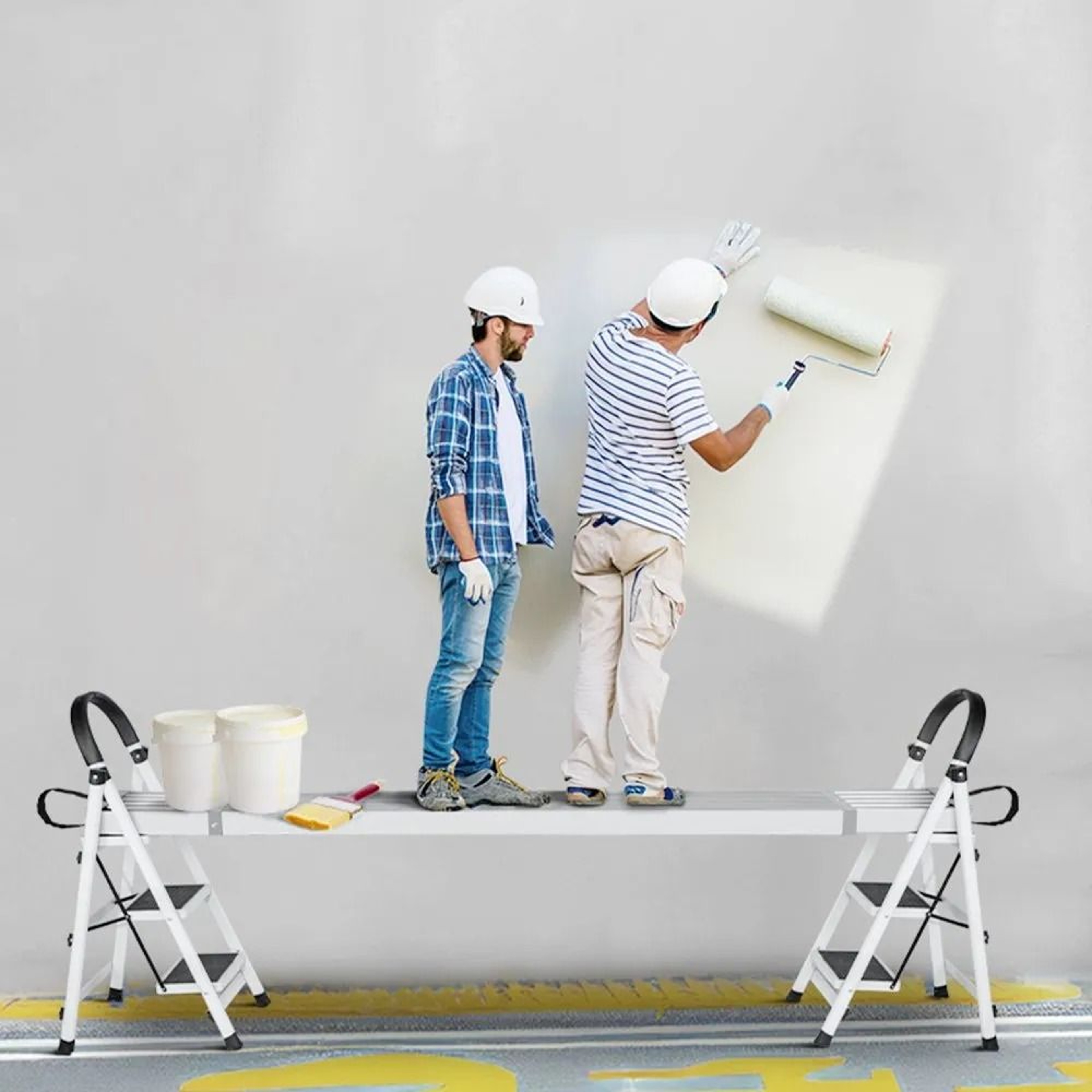 813 Ft Telescoping Scaffold Plank 500 Lb Aluminum Work Platform 6