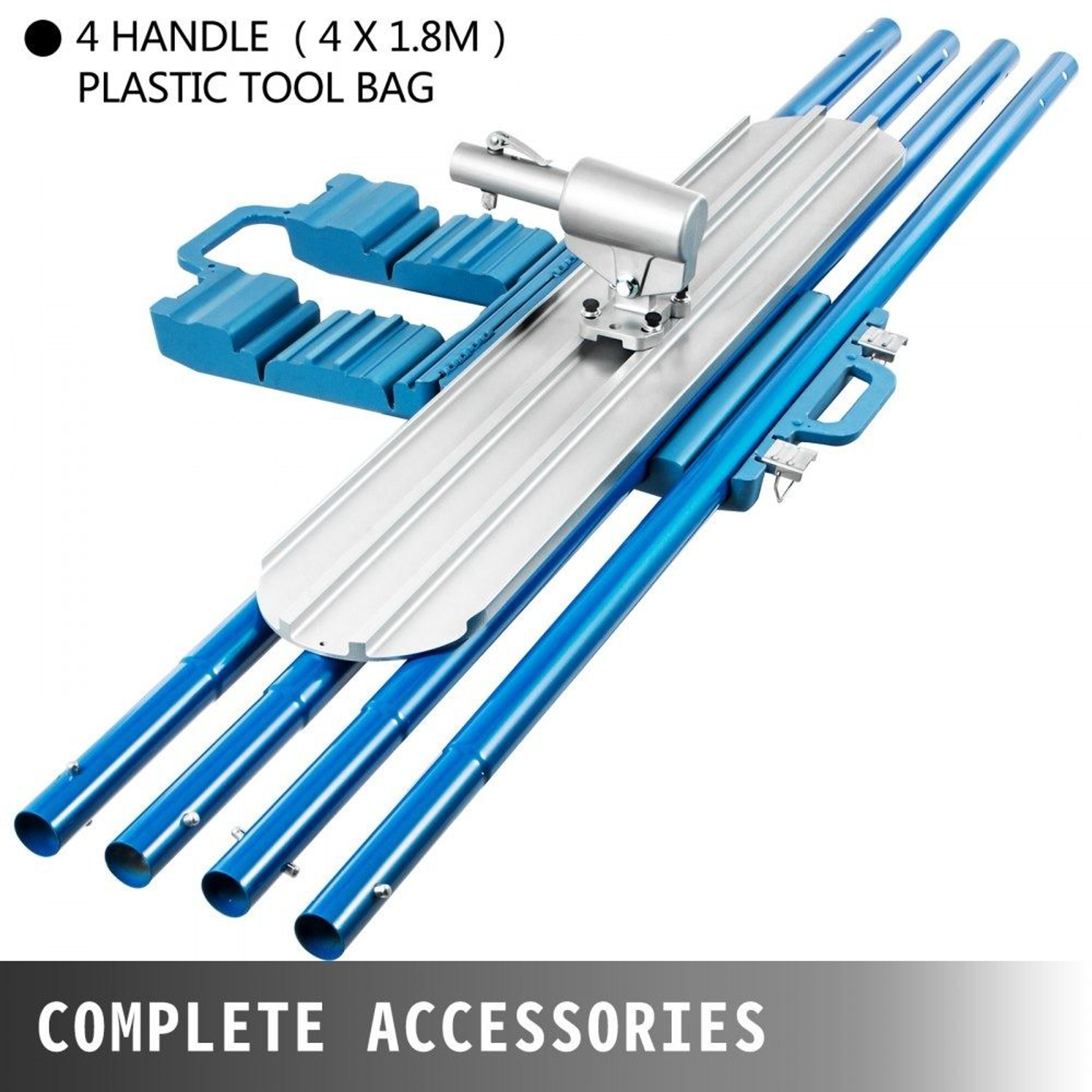 48 X 8 Magnesium Bull Float Concrete Finishing Kit With 4 Handles 3