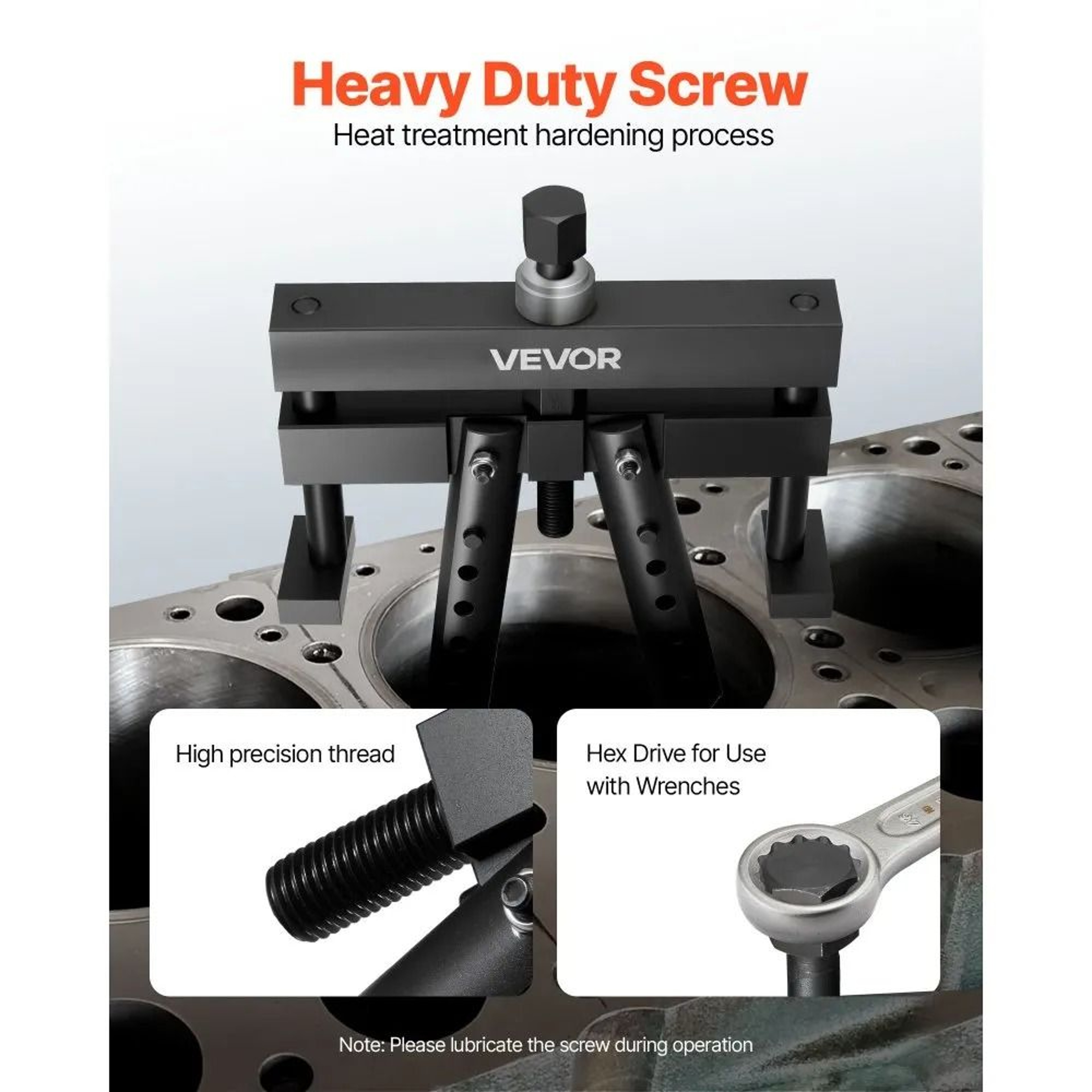Universal Cylinder Liner Puller Diesel Engine Removal Tool For Mack Cummins CAT Wet Liners 3