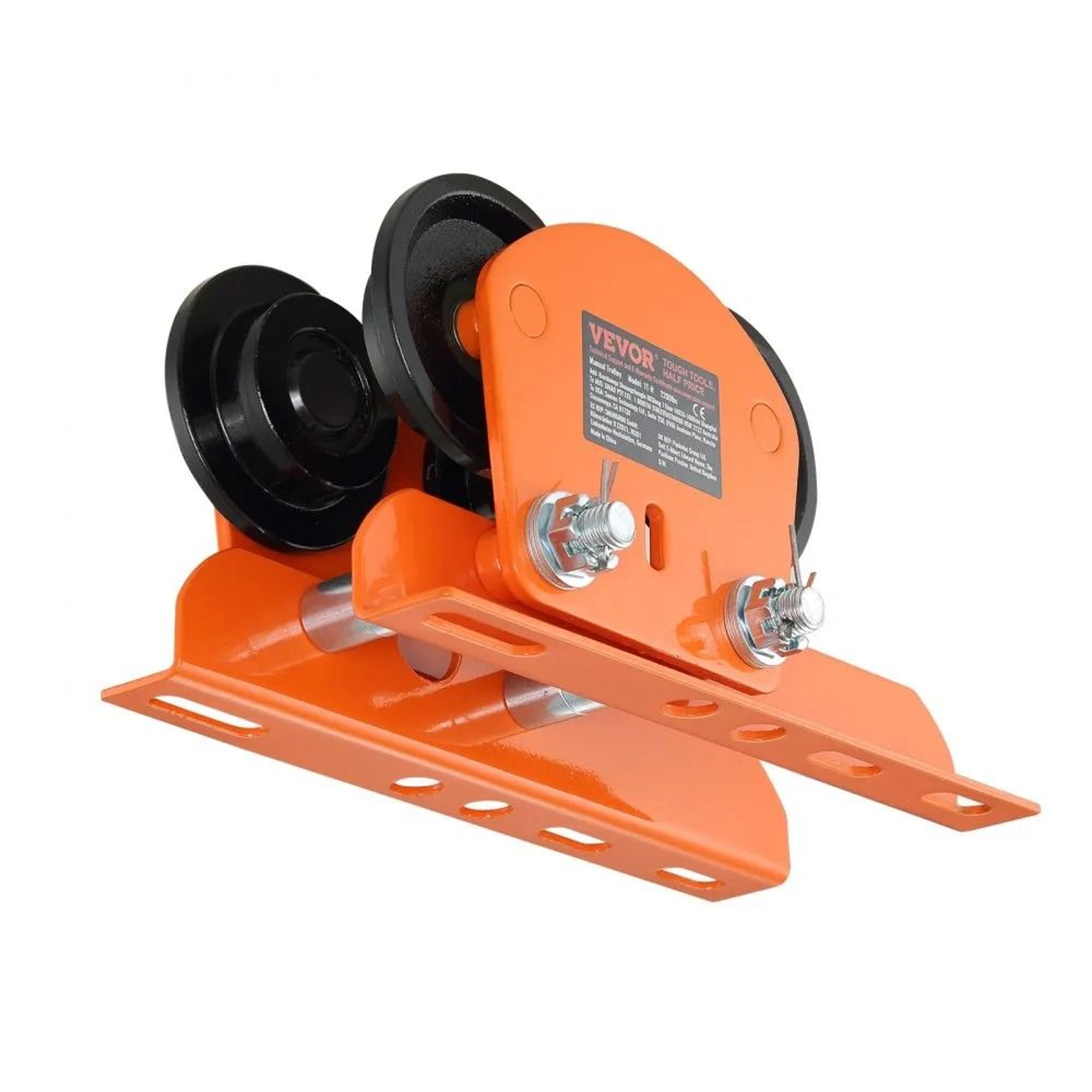 Electric Hoist Trolley 2200 Lbs Capacity Adjustable I Beam Trolley For Lifting Applications 7