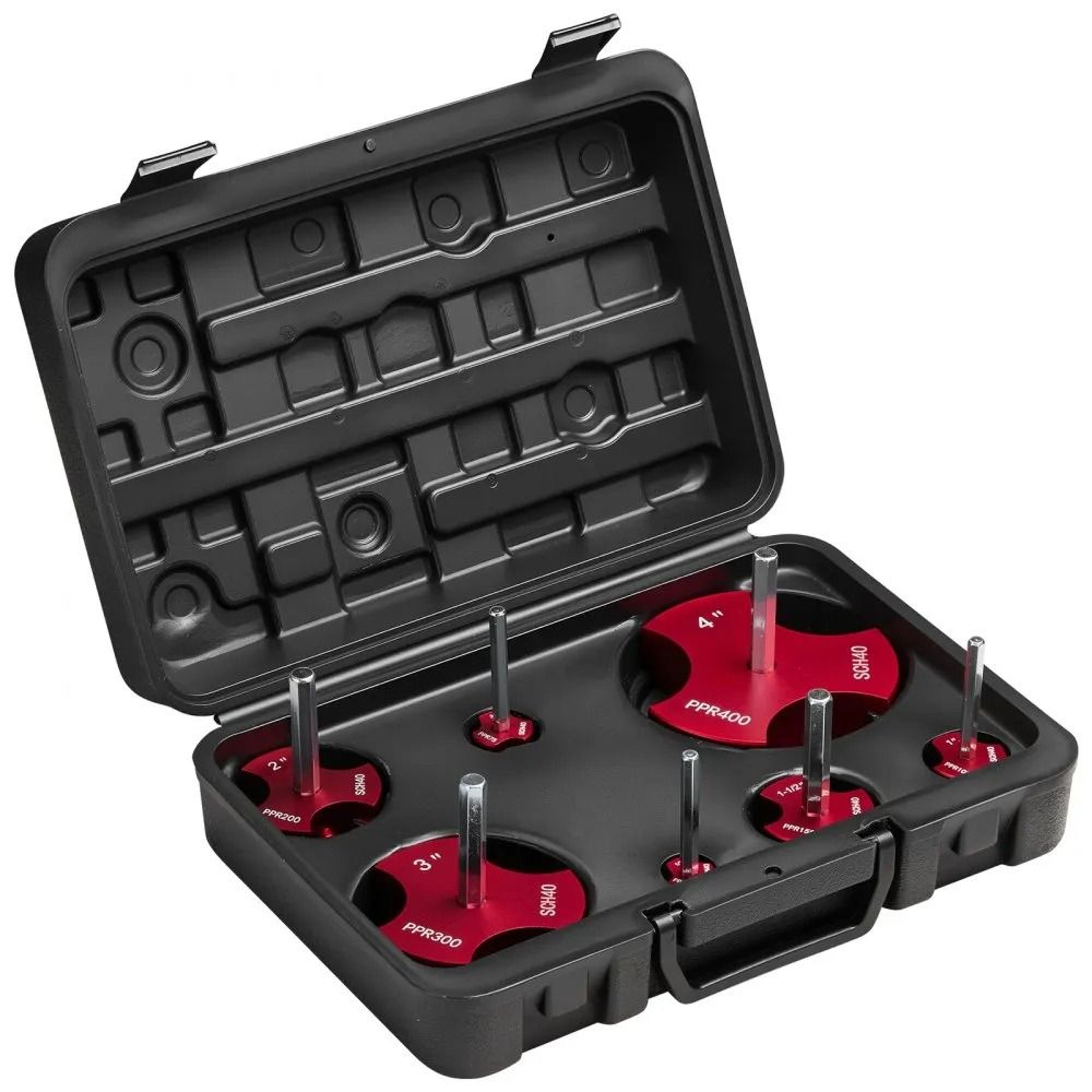 PVC Pipe Reamer Kit 7 Piece Fitting Socket Saver Tool Set For Plumbing Repairs 9